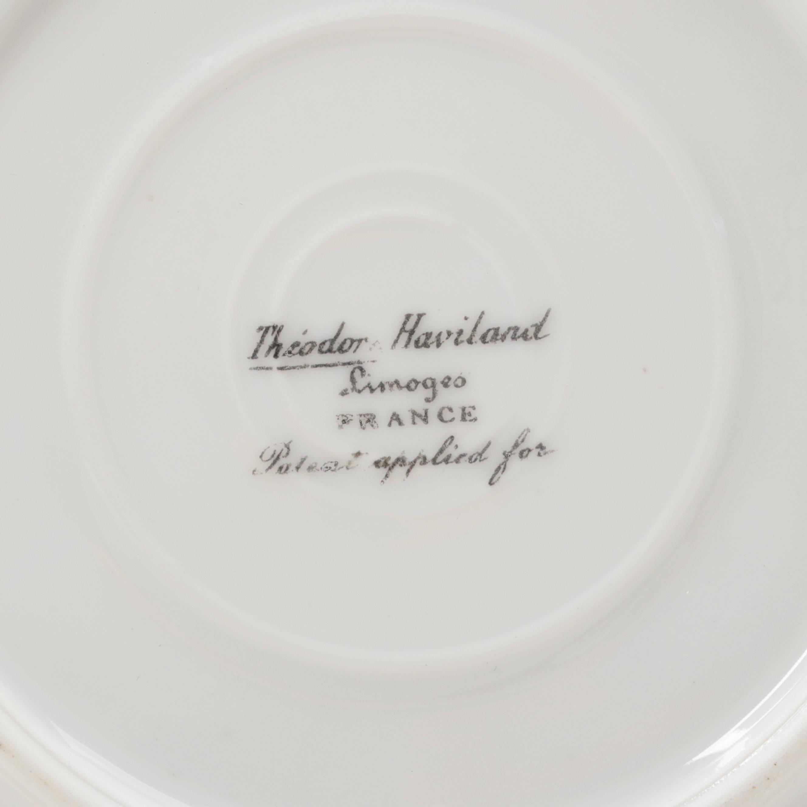 Haviland Limoges and Other Porcelain Tea and Demitasse Cups, 20th Century