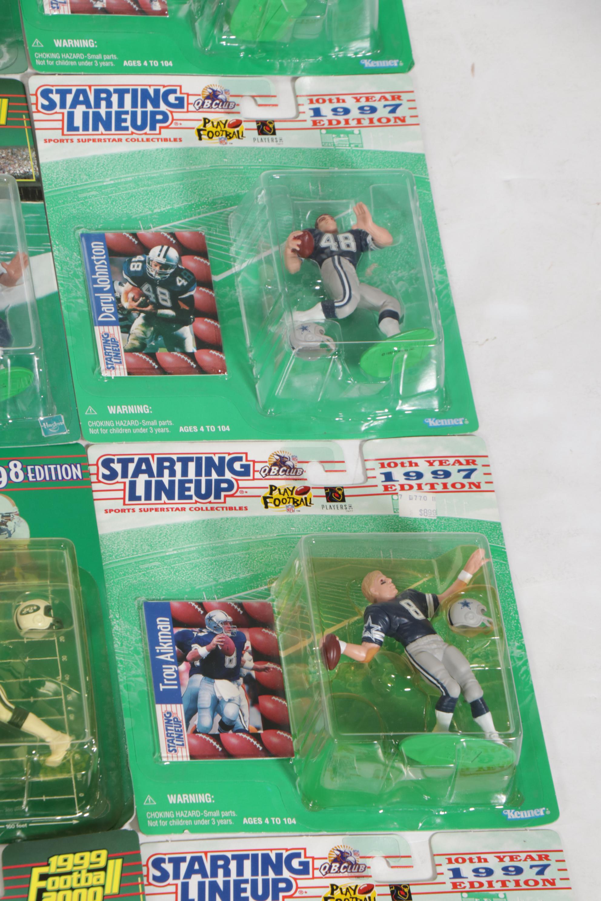Kenner Starting Lineup Poseable Football Figures, 1994-1999