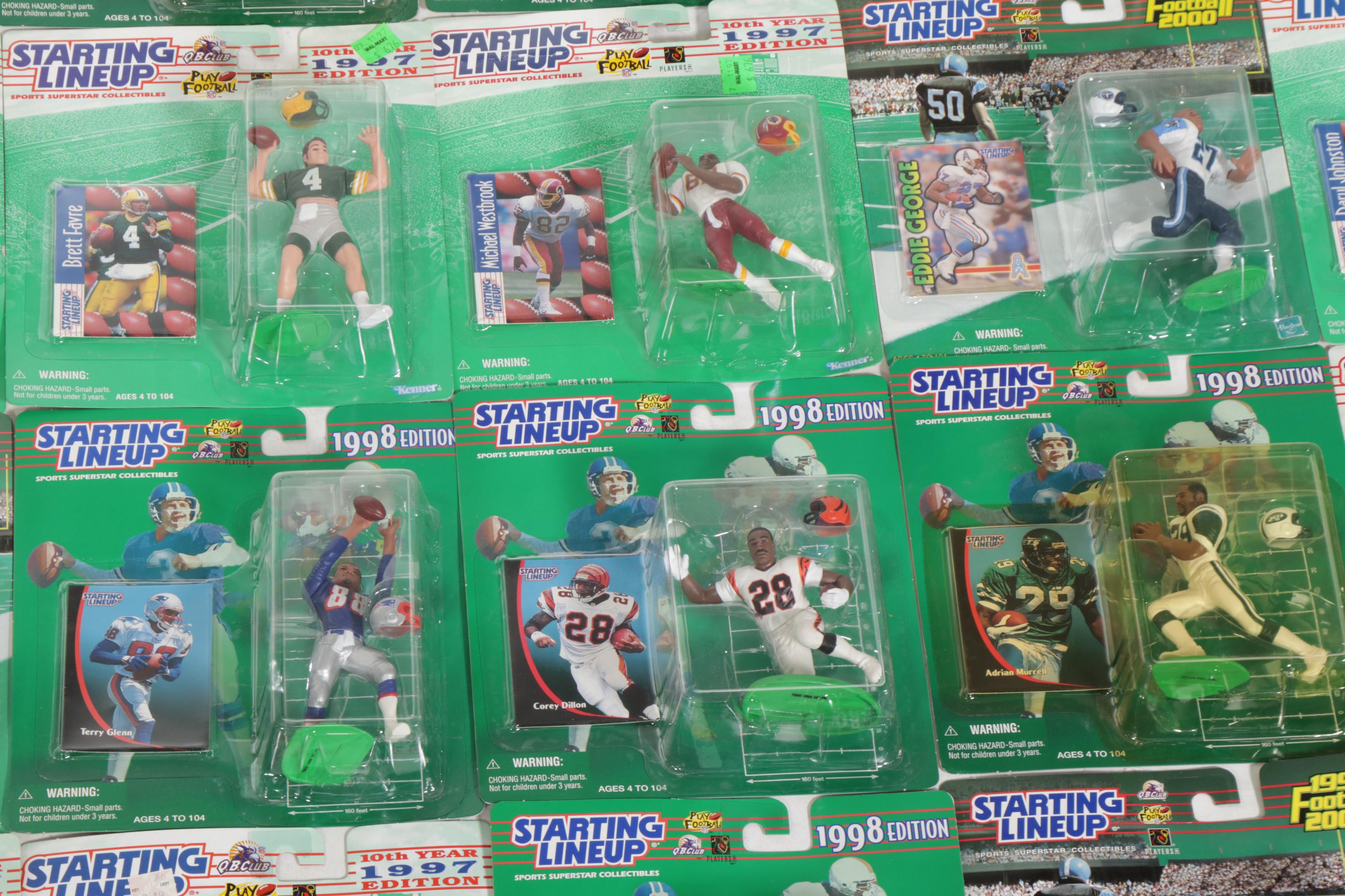 Kenner Starting Lineup Poseable Football Figures, 1994-1999