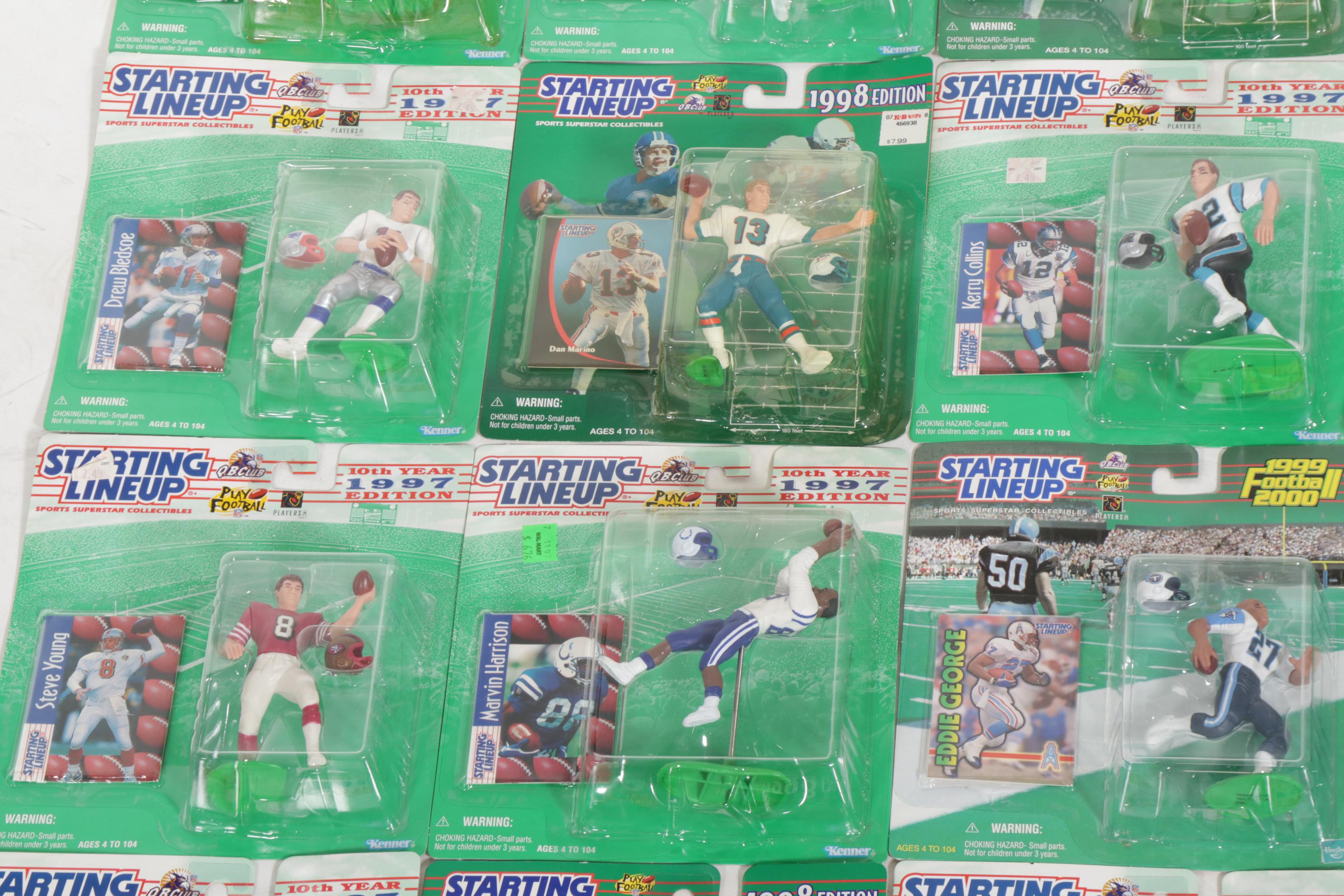 Kenner Starting Lineup Poseable Football Figures, 1994-1999