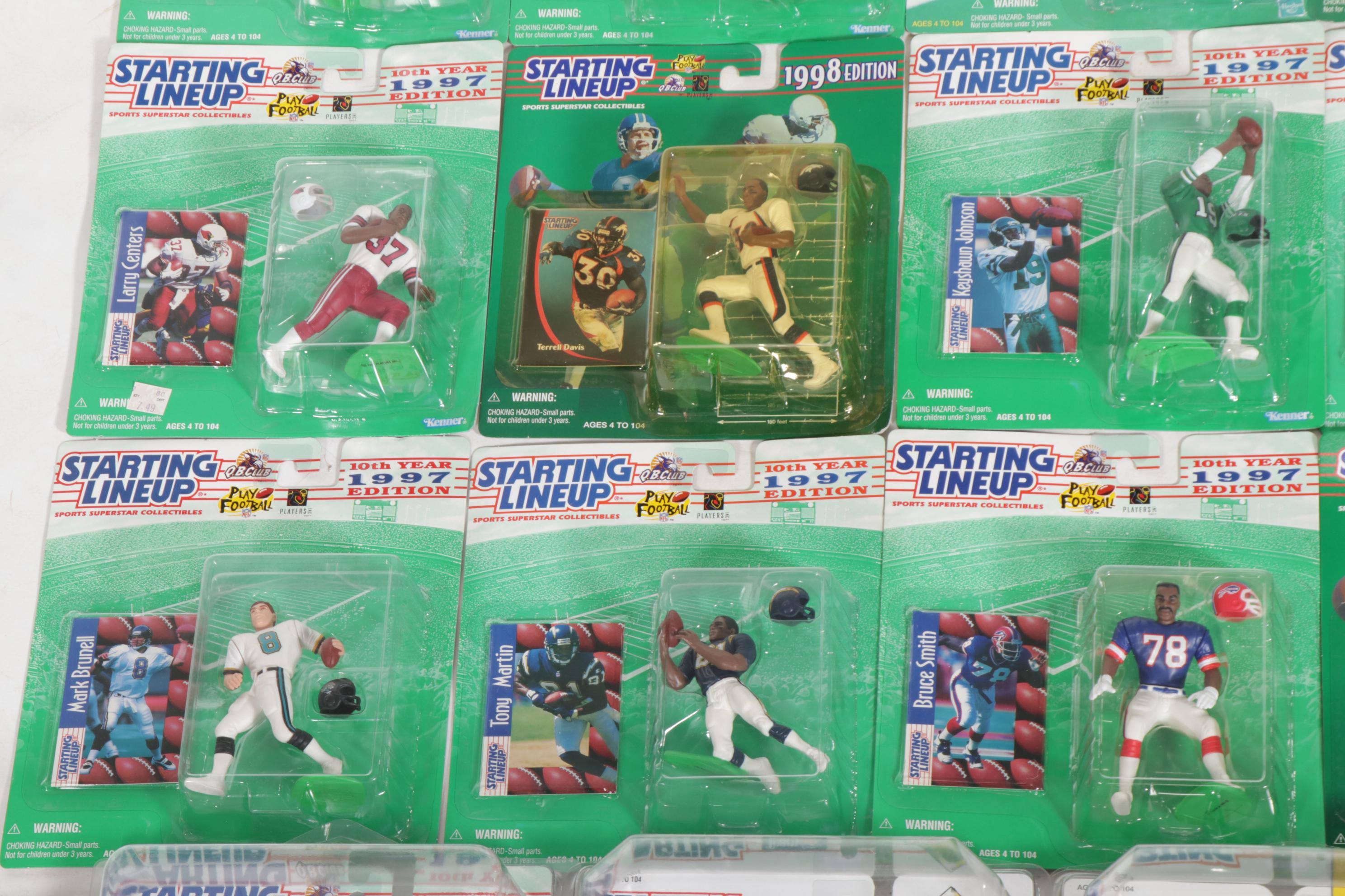 Kenner Starting Lineup Poseable Football Figures, 1994-1999