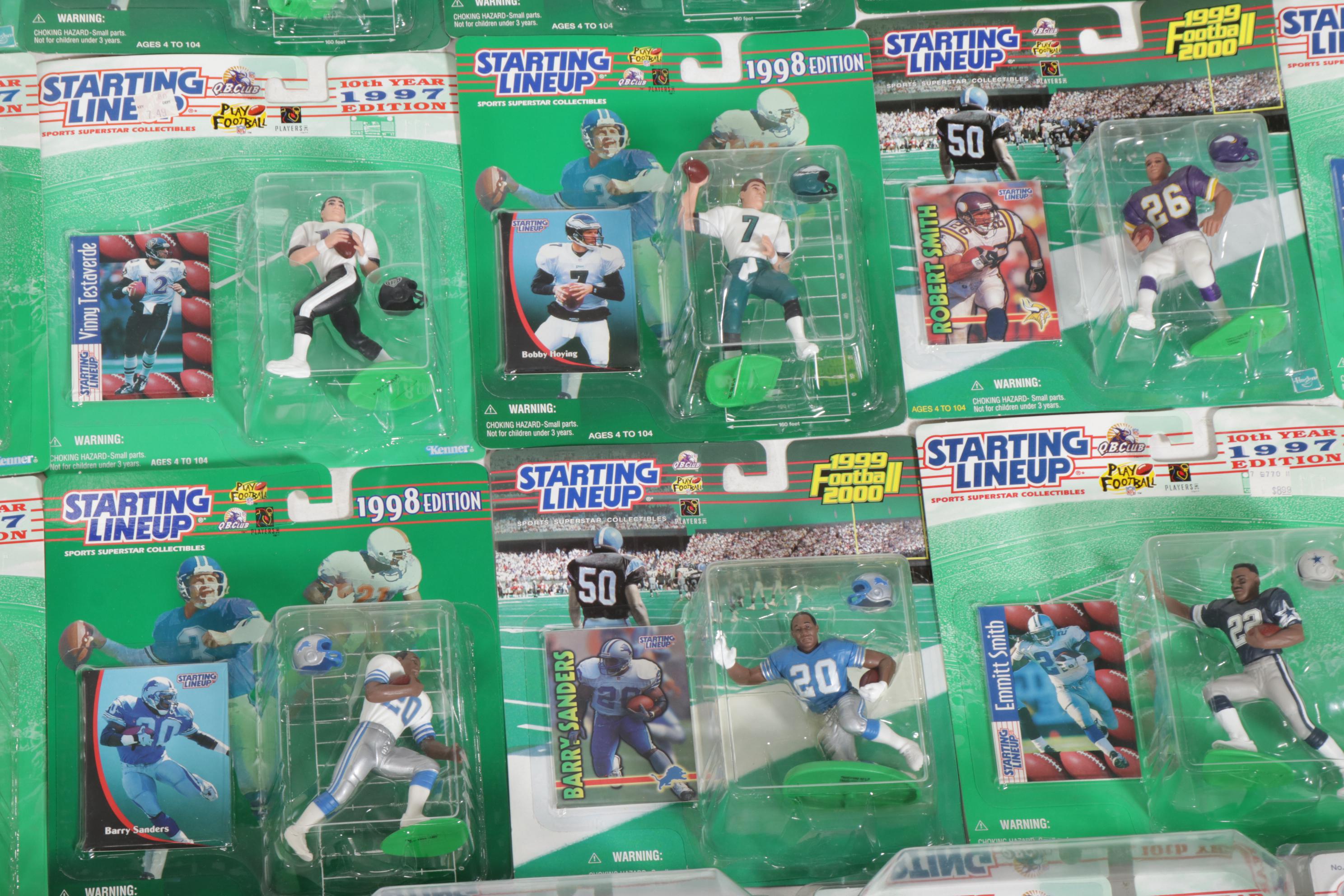Kenner Starting Lineup Poseable Football Figures, 1994-1999