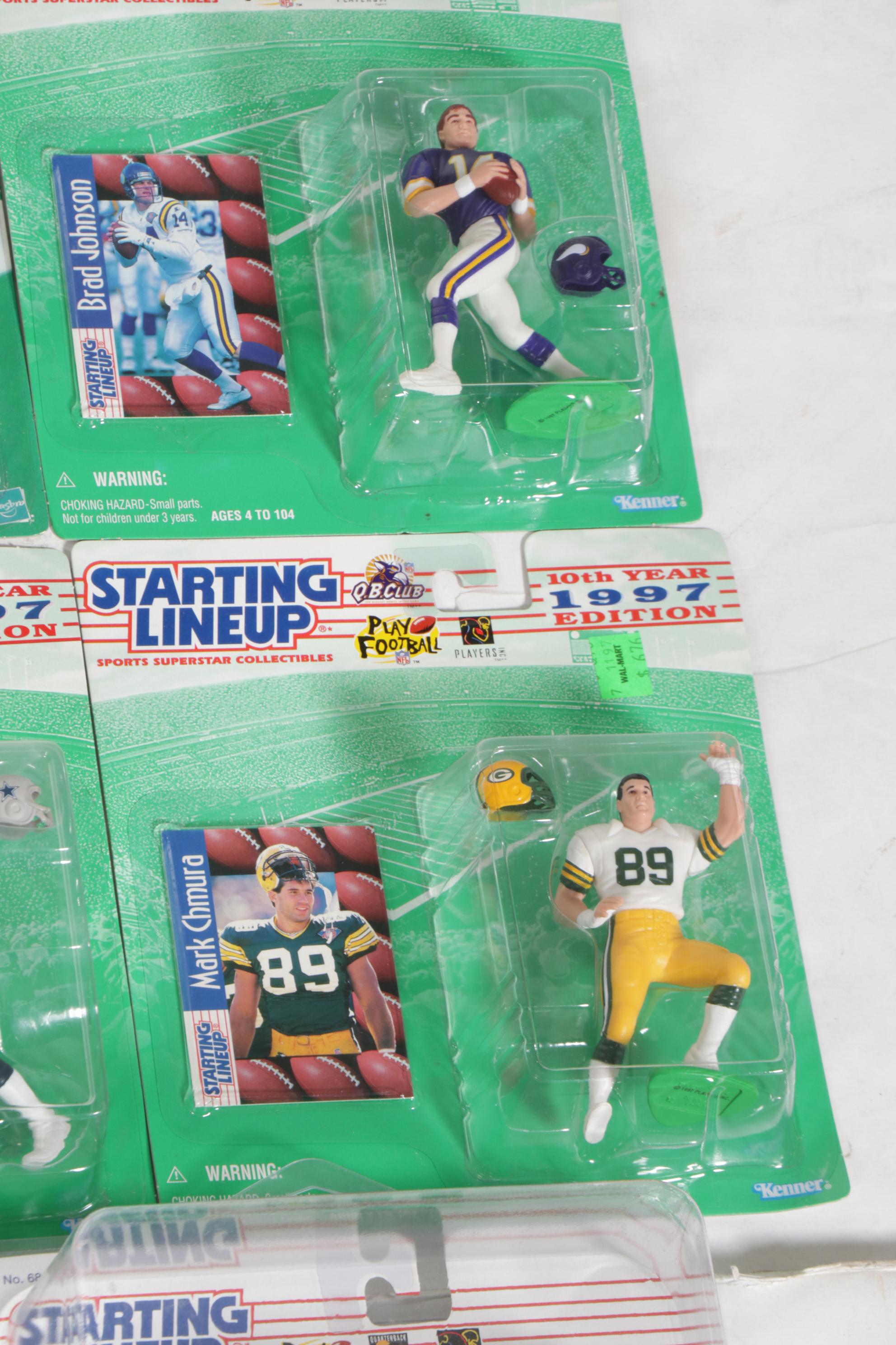 Kenner Starting Lineup Poseable Football Figures, 1994-1999