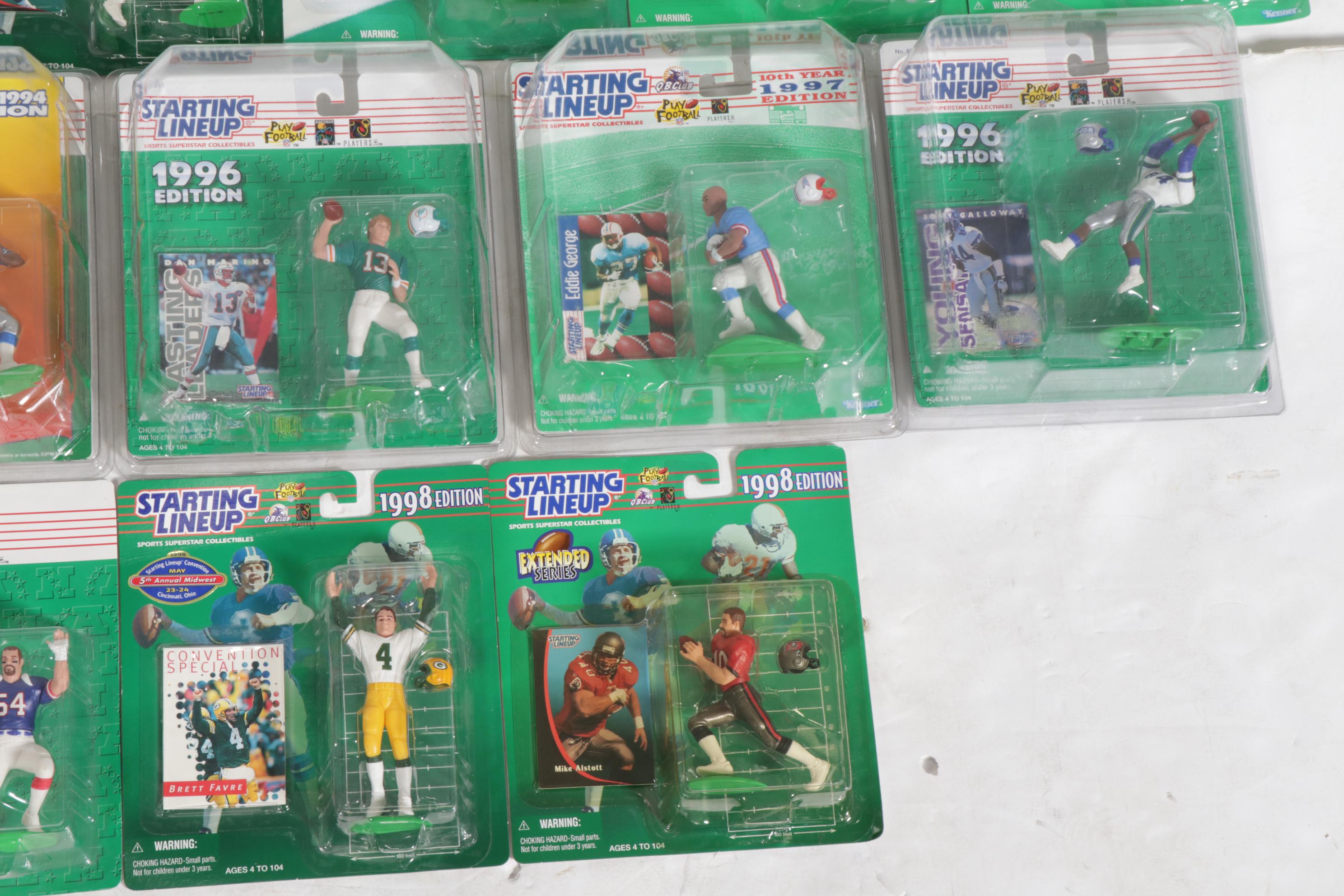 Kenner Starting Lineup Poseable Football Figures, 1994-1999
