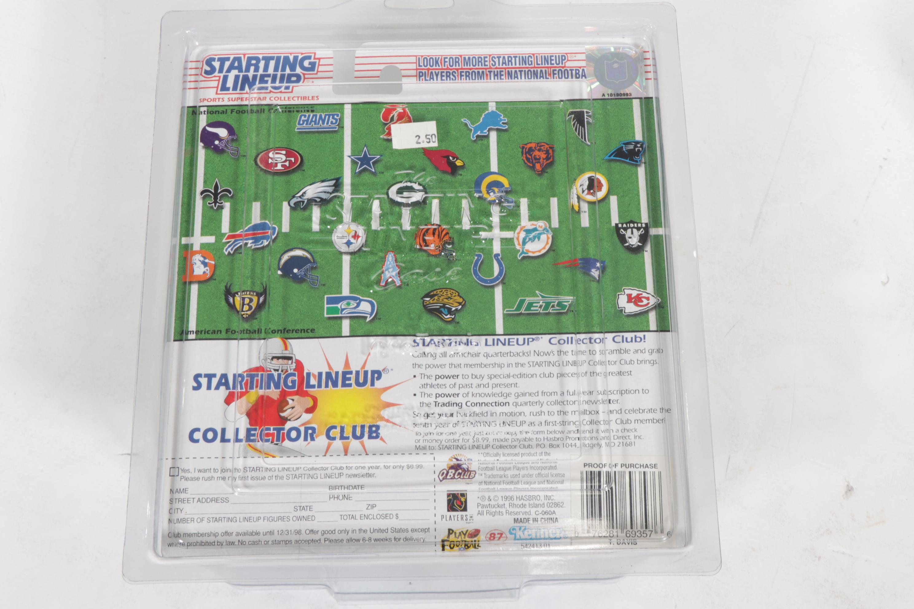 Kenner Starting Lineup Poseable Football Figures, 1994-1999