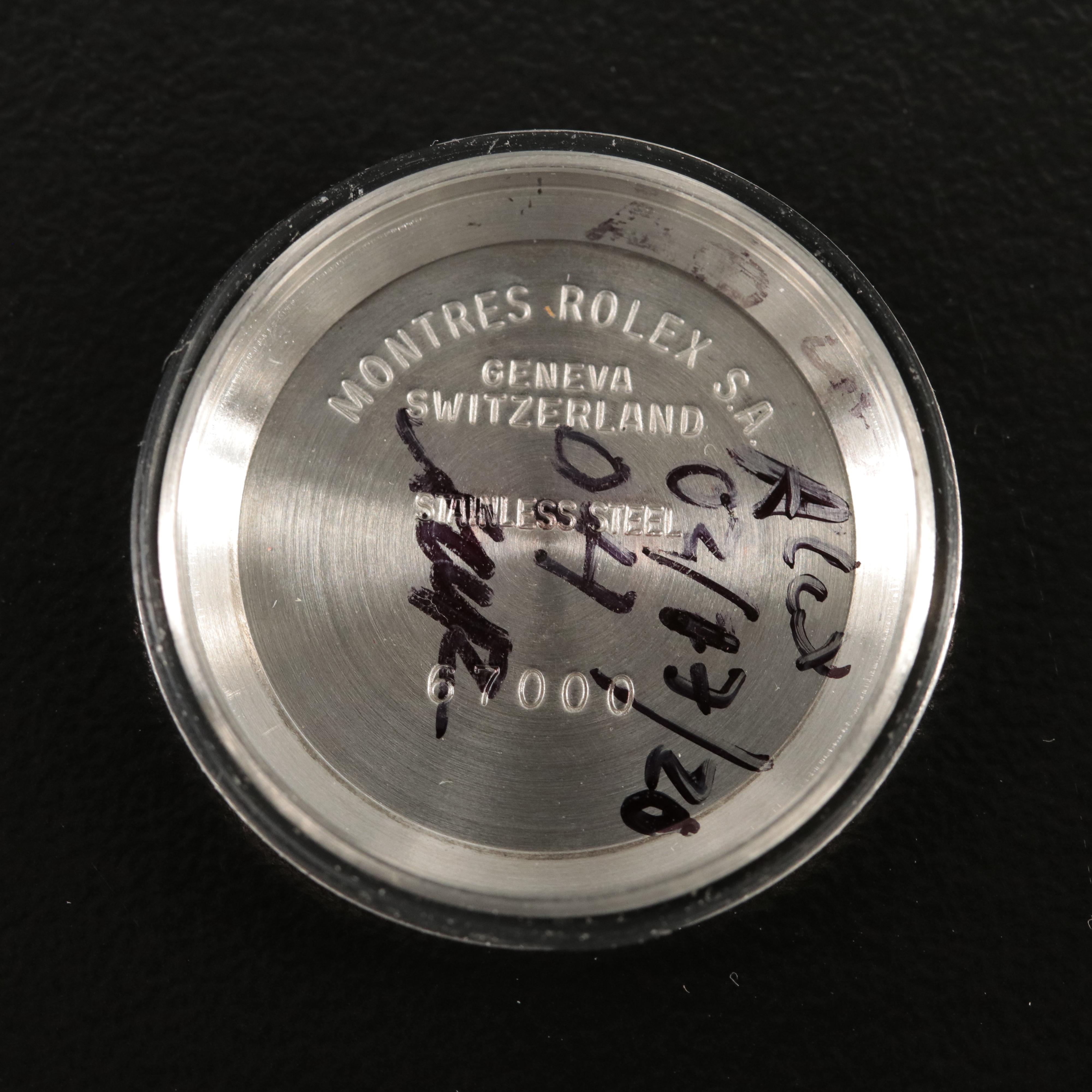 1989 Rolex Oyster Perpetual Diamond Bezel Watch