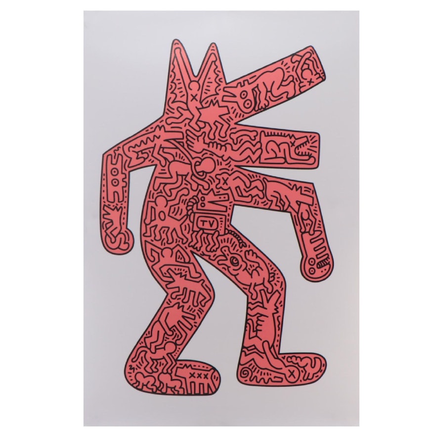 Giclée After Keith Haring "Dog," 21st Century