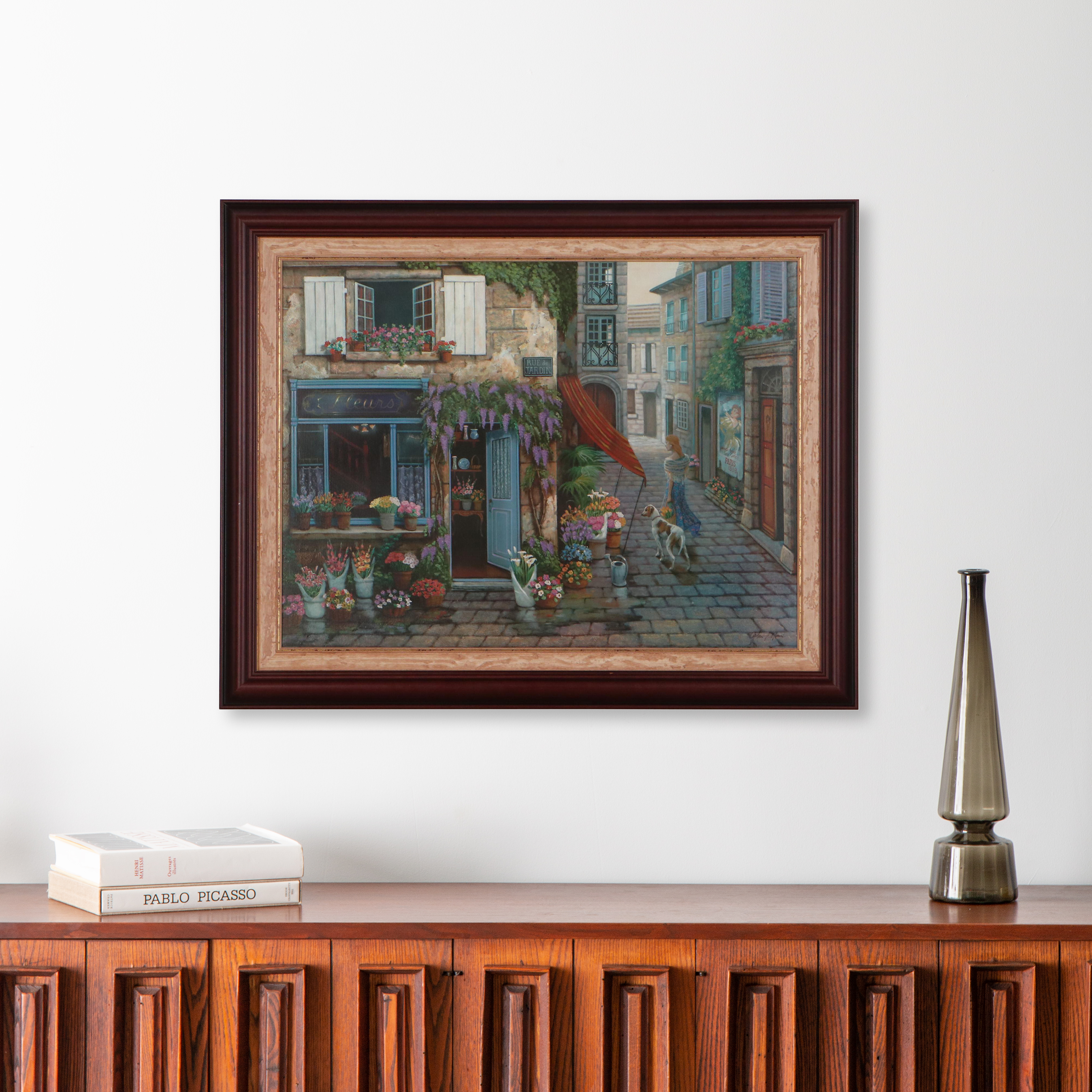 John Patrick O’Brien Embellished Offset Lithograph "Fleurs"