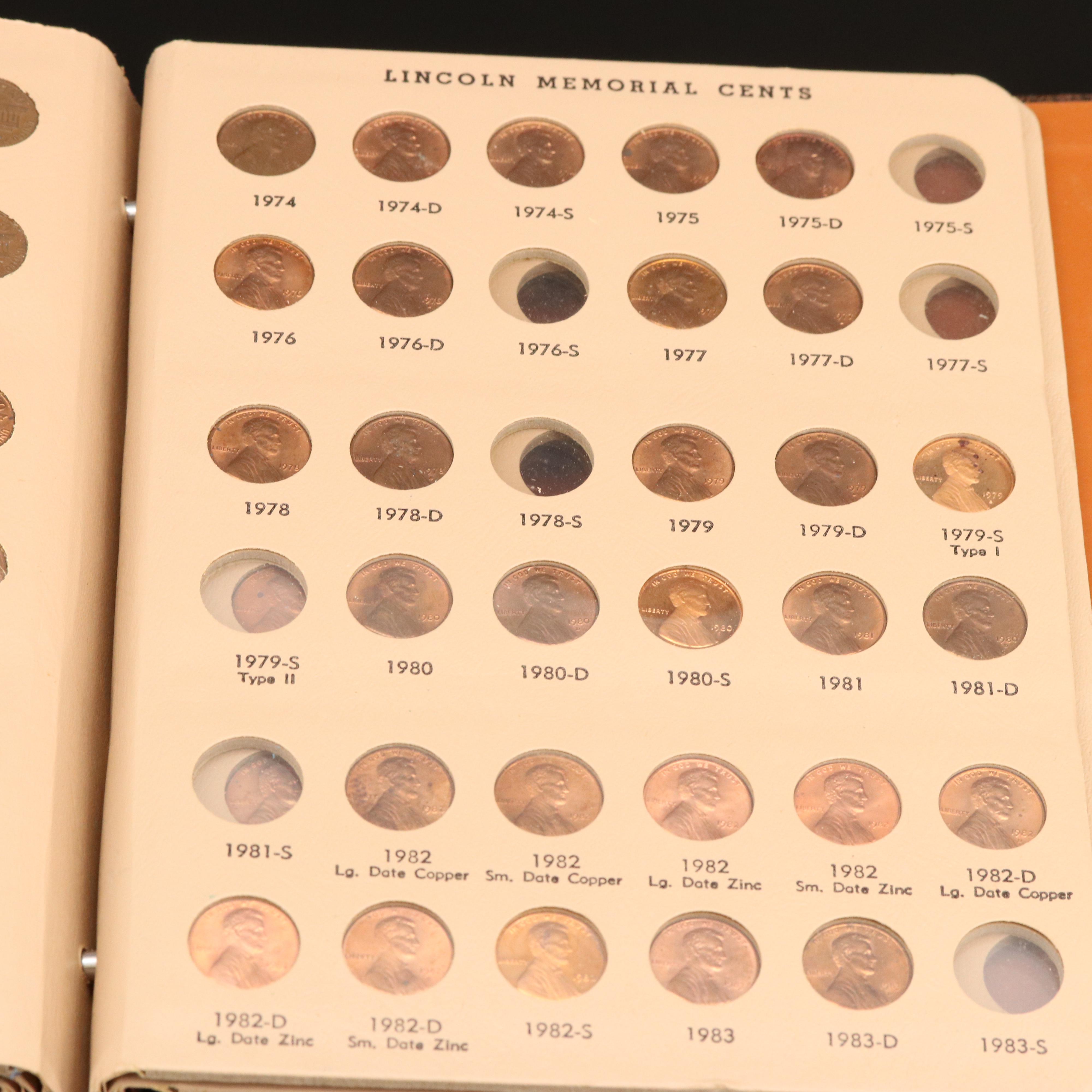 Nearly Complete Lincoln Cents Collection