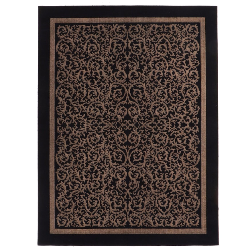 9' x 11'10 Machine Made Spanish Style Area Rug