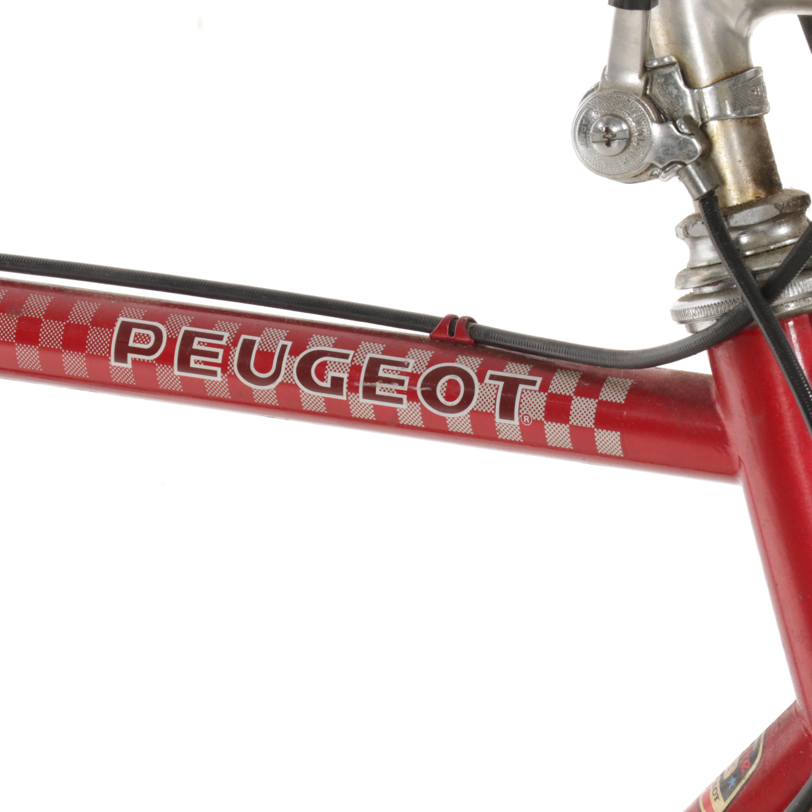 Peugeot Carbolite 103 Twelve-Speed Touring Bicycle, Late 20th Century