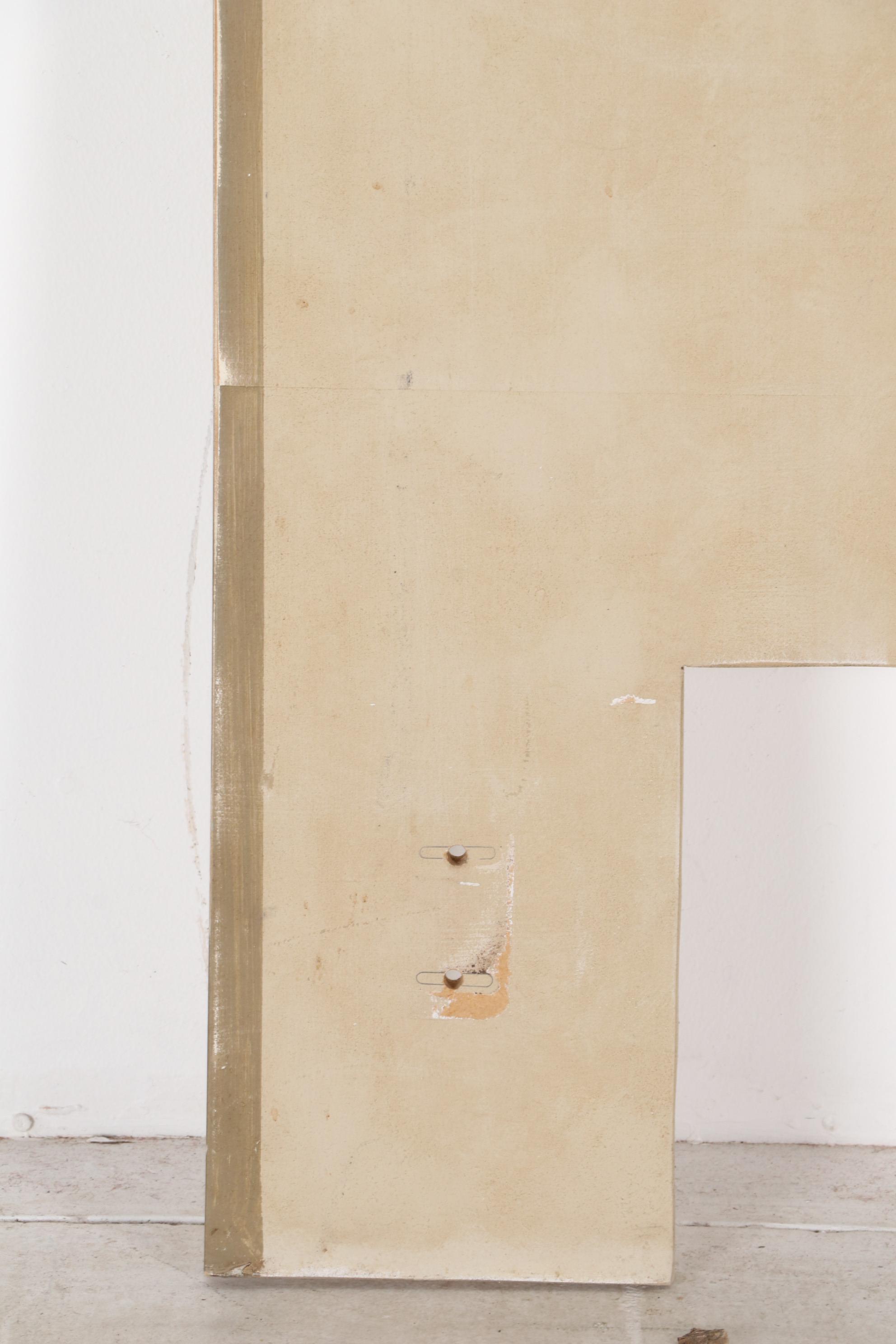 Neoclassical Style Paint-Decorated King Size Headboard