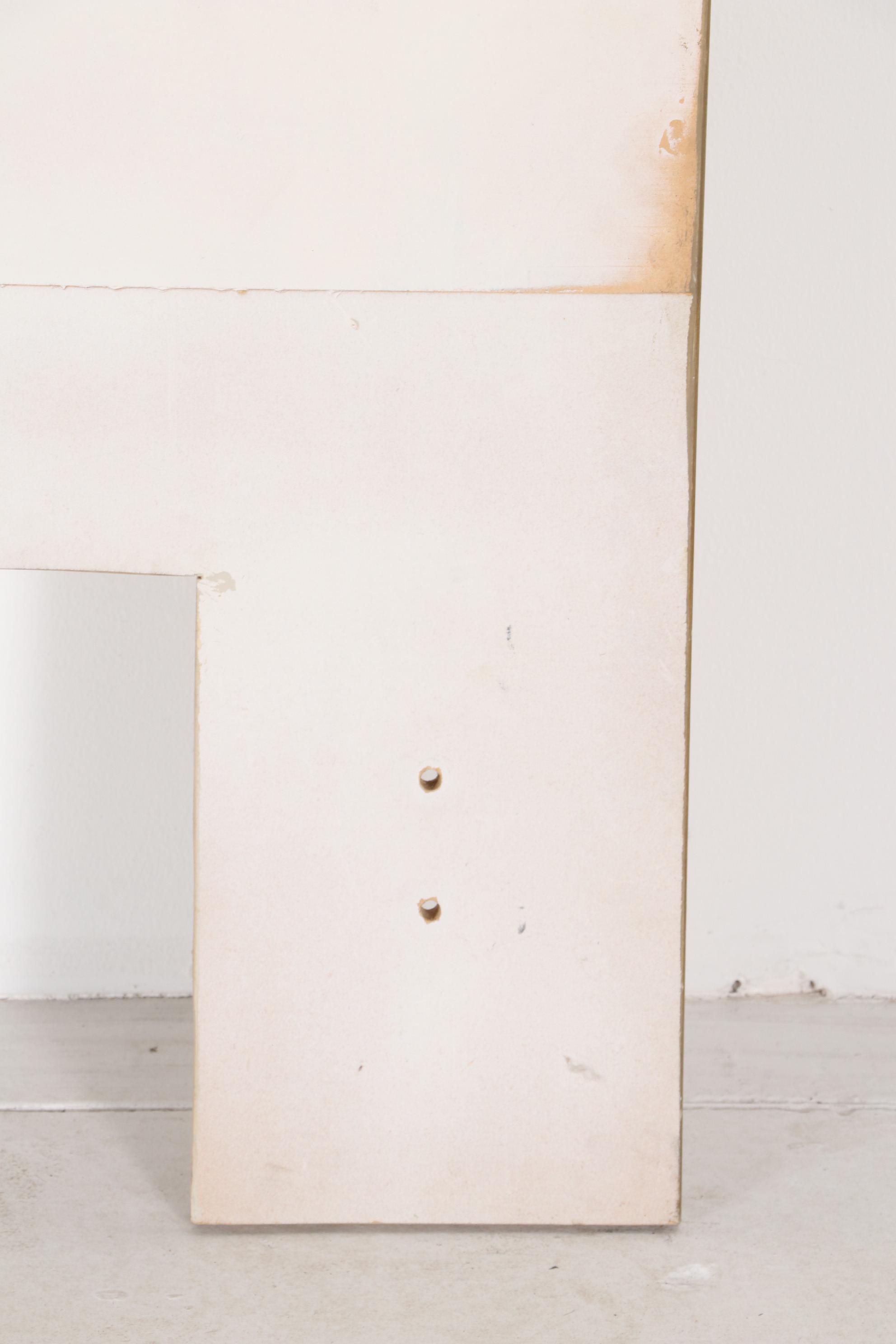 Neoclassical Style Paint-Decorated King Size Headboard