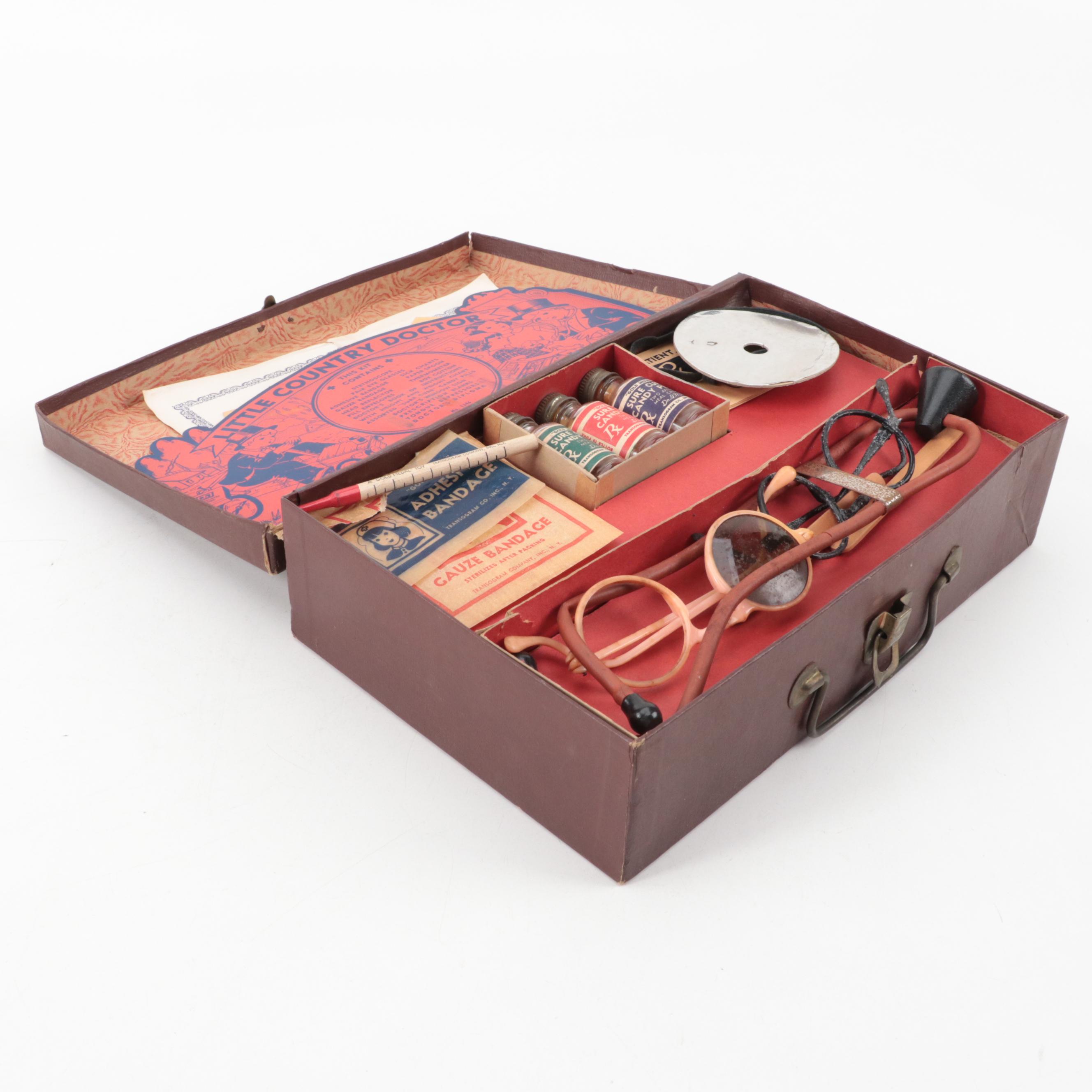 Zellophone Percussion Toy with Little Country Doctor Play Kit and Maracas