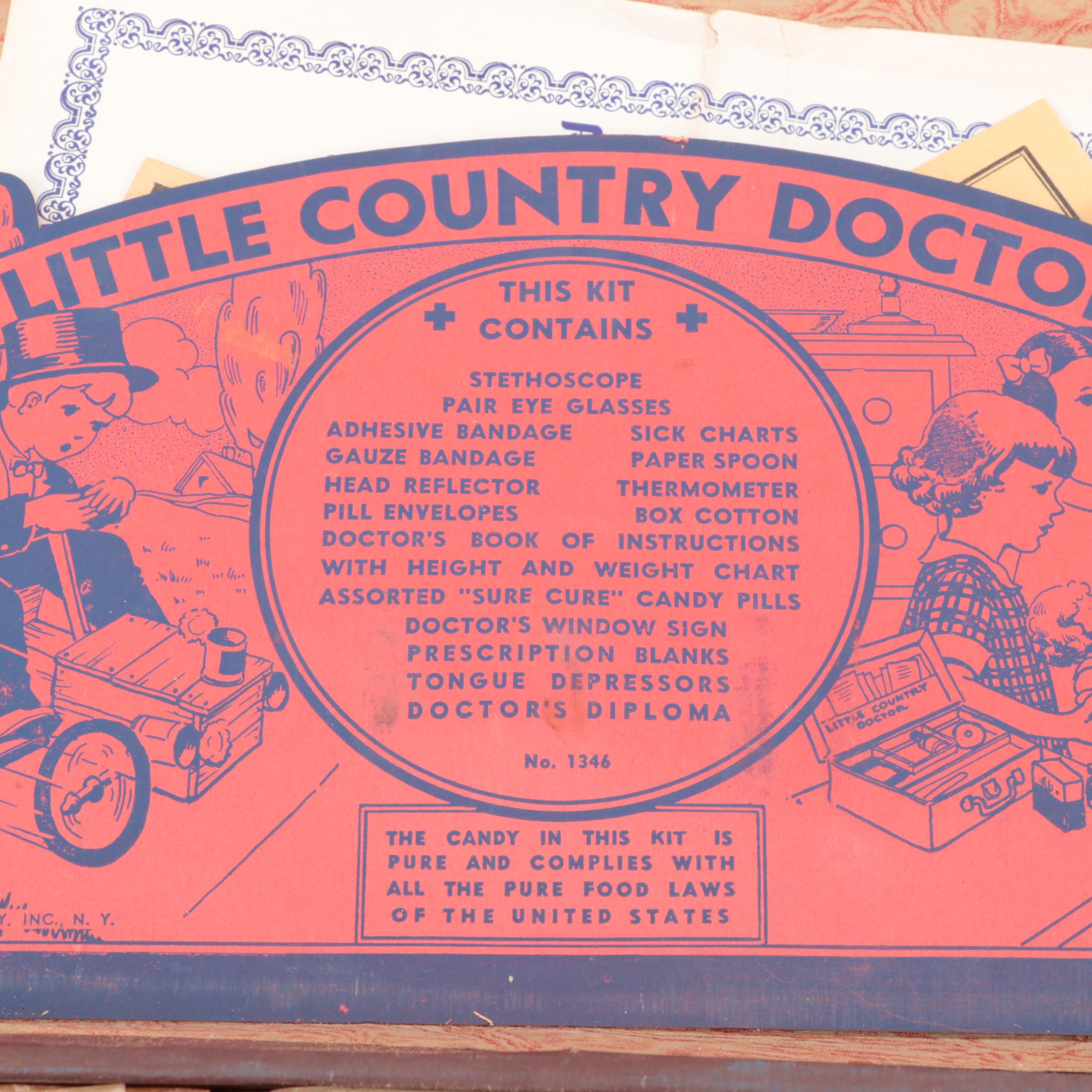 Zellophone Percussion Toy with Little Country Doctor Play Kit and Maracas