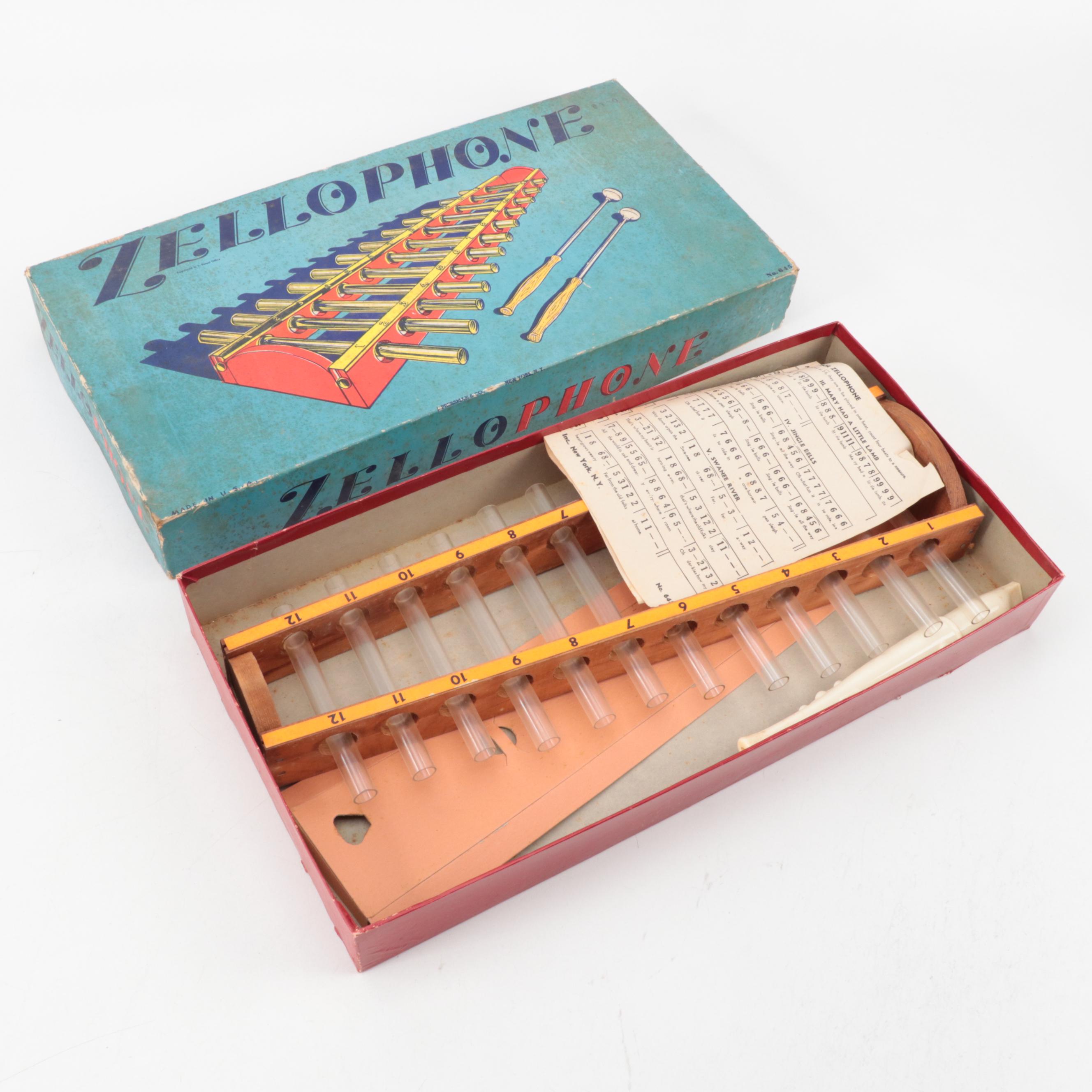 Zellophone Percussion Toy with Little Country Doctor Play Kit and Maracas