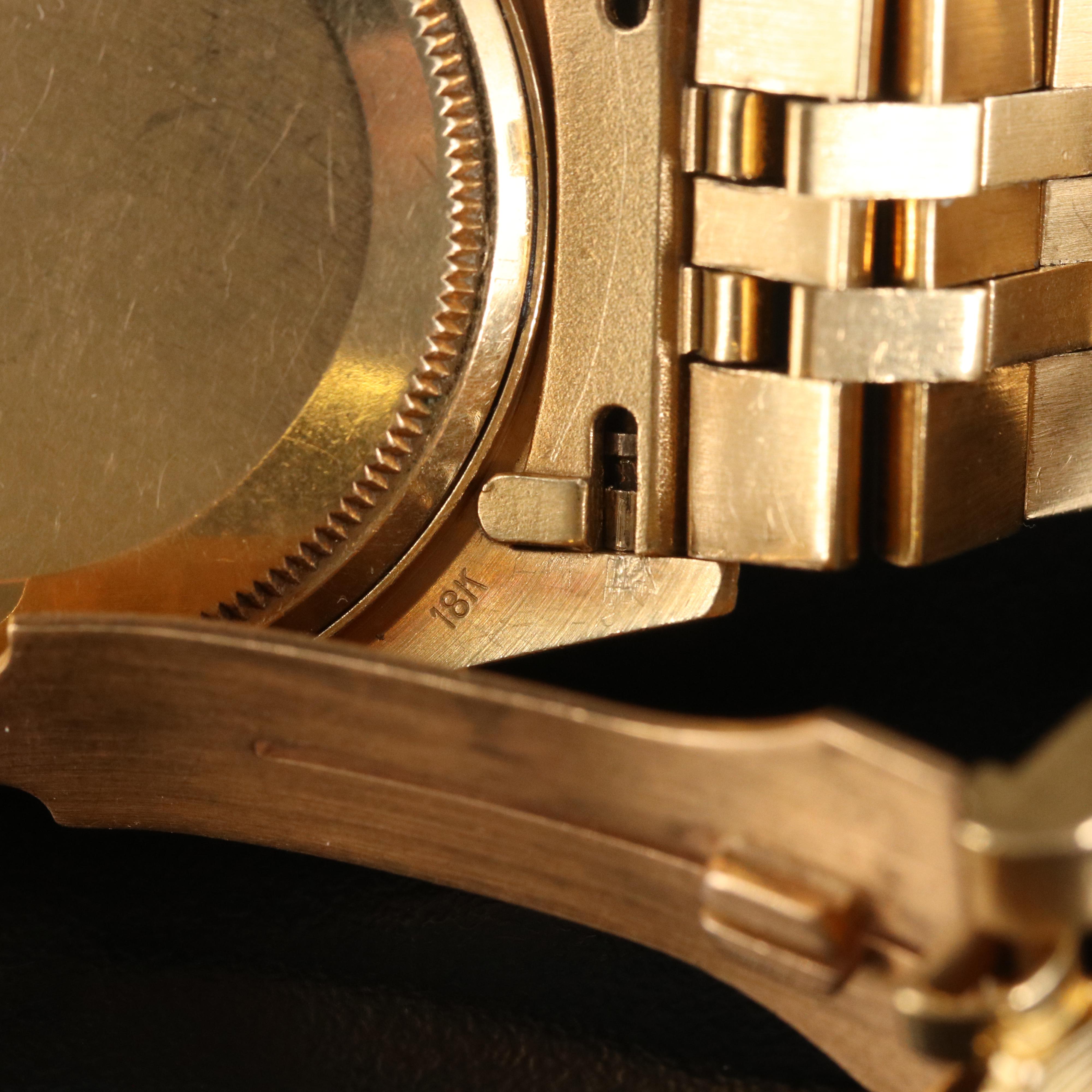 1986 18K Rolex, Chevrolet Factory Diamond Dial, Datejust Watch