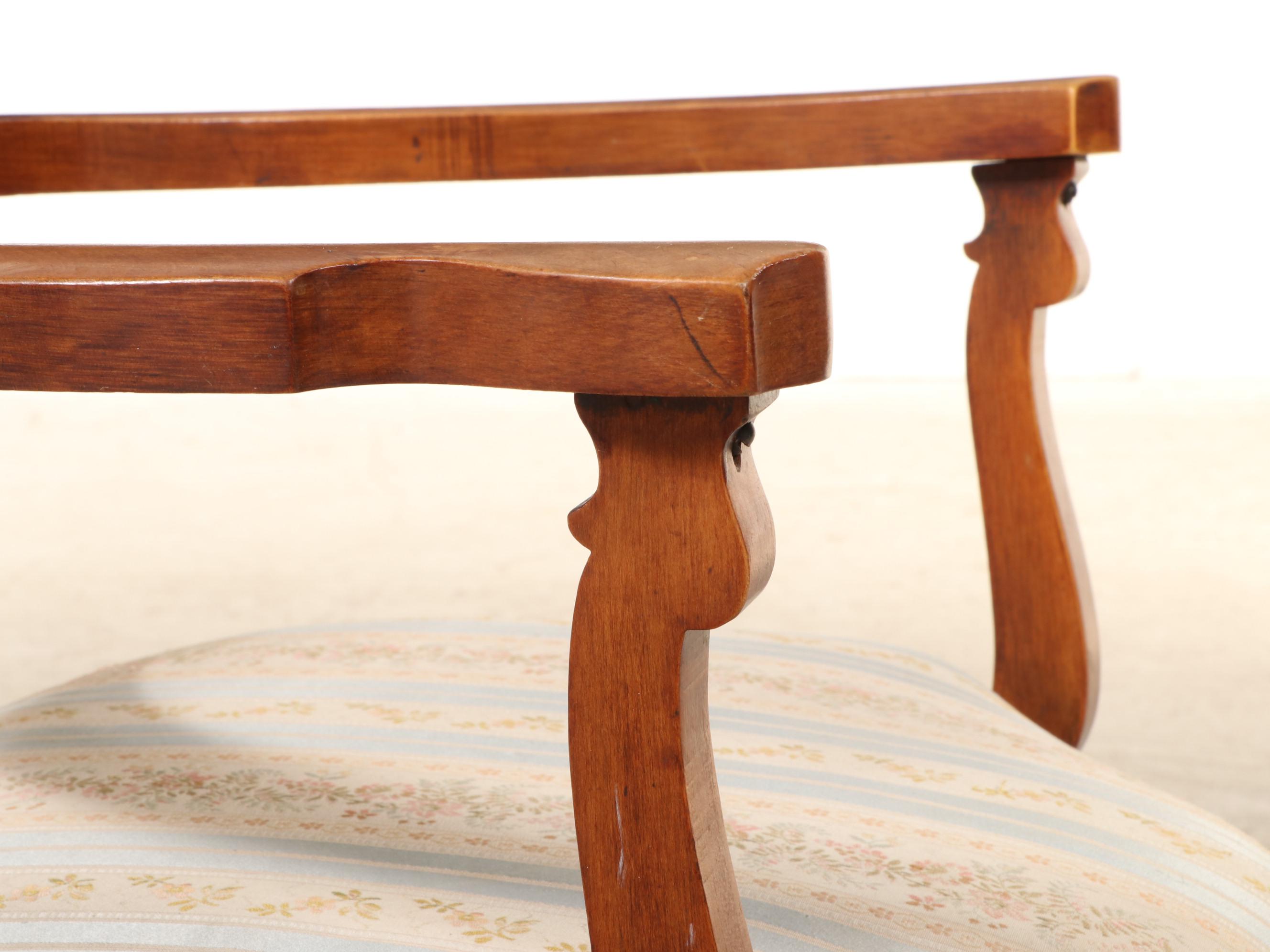 Late Victorian Cherrywood Roundabout Chair, circa 1900