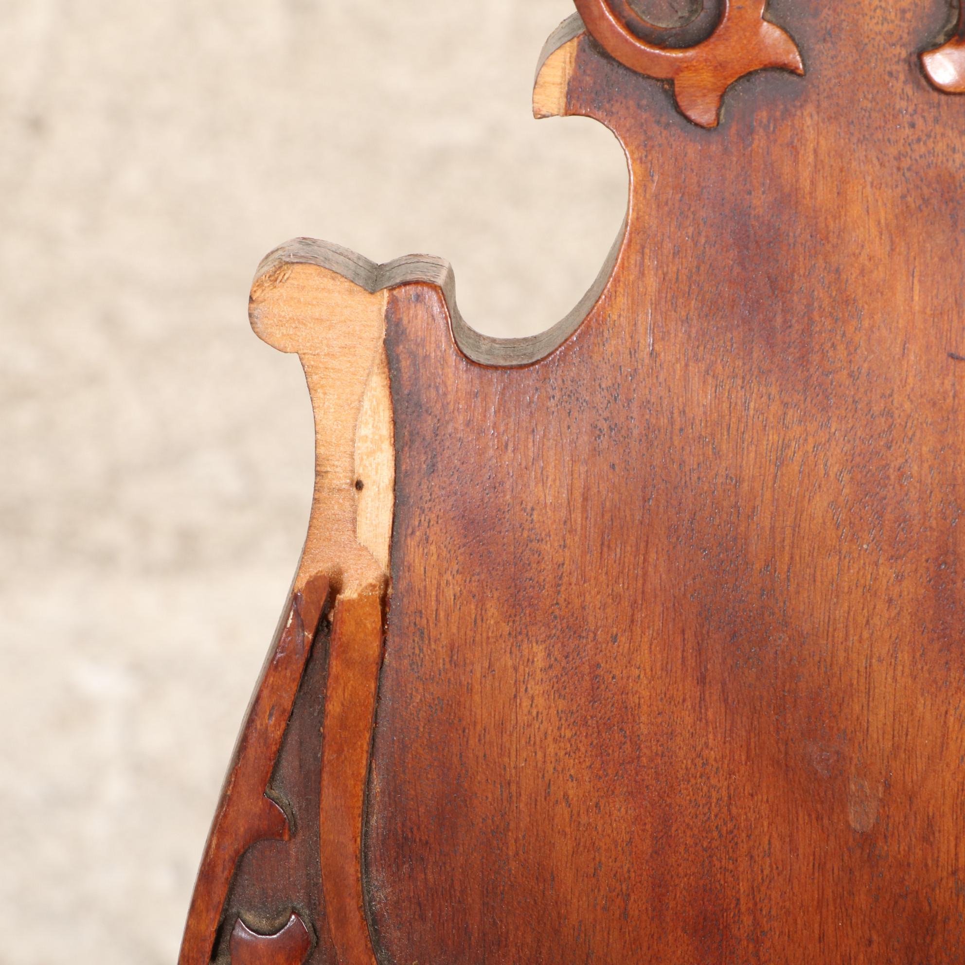 Late Victorian Cherrywood Roundabout Chair, circa 1900