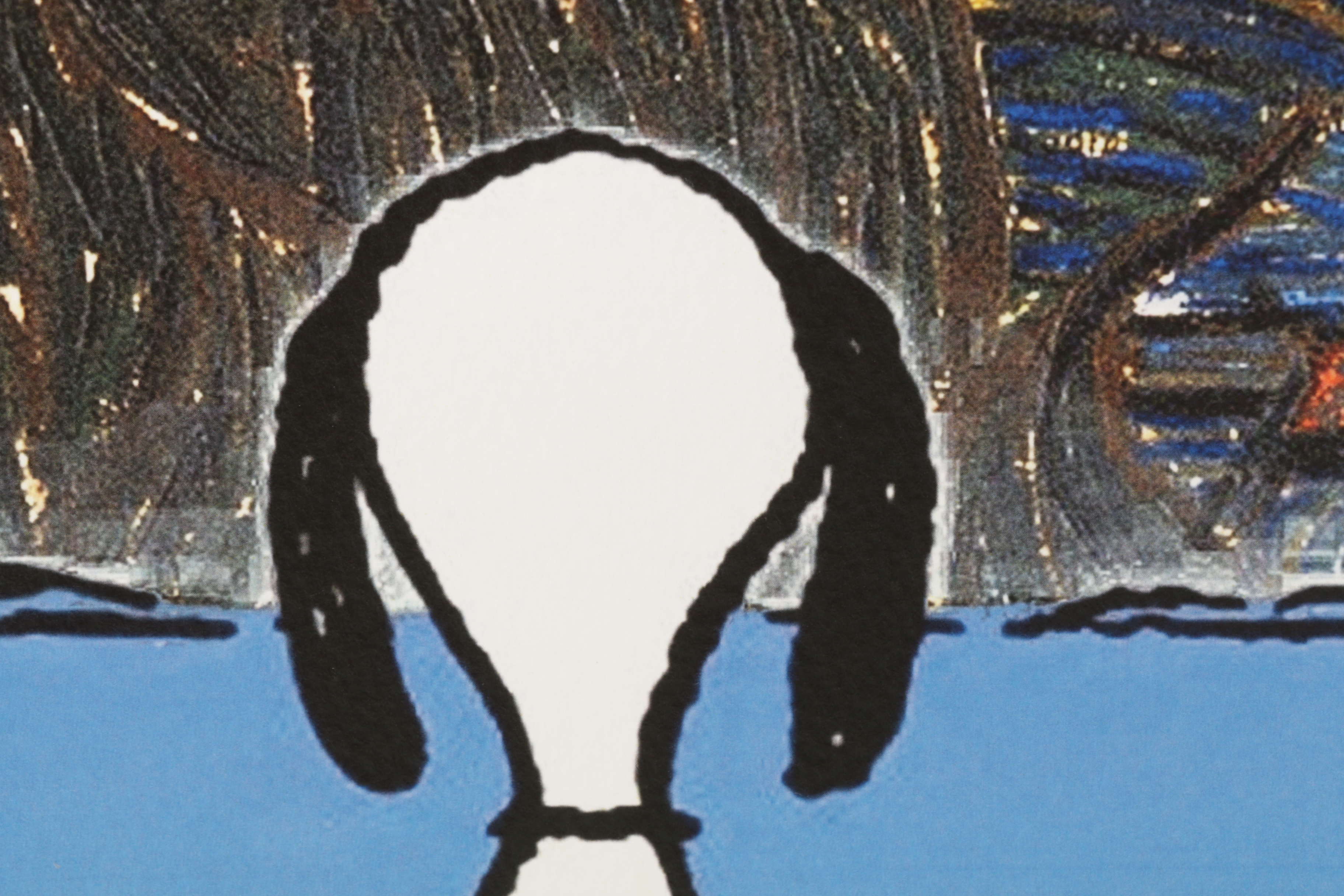 Death NYC Pop Art Graphic Print Homage to Van Gogh and Peanuts, 2022