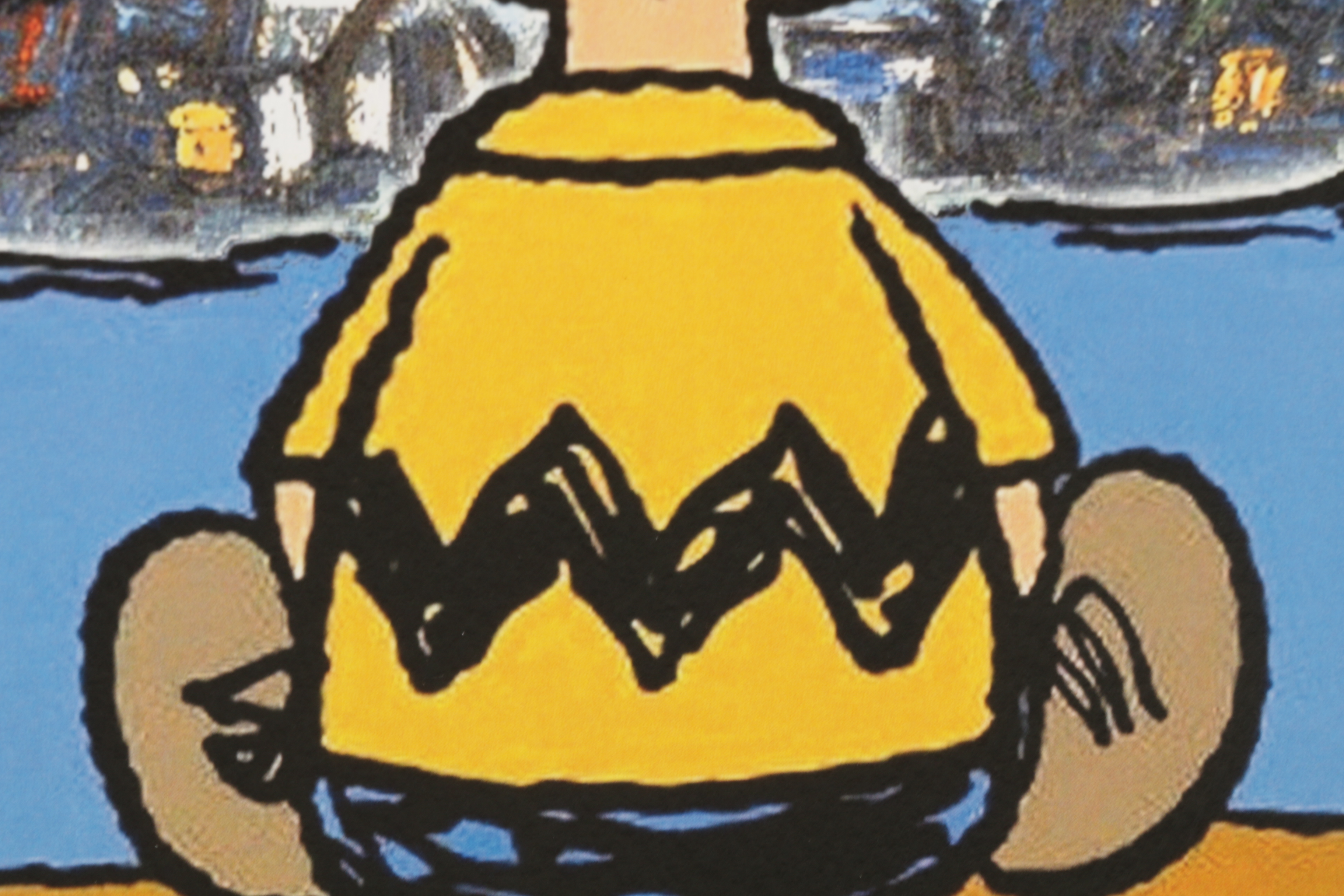 Death NYC Pop Art Graphic Print Homage to Van Gogh and Peanuts, 2022