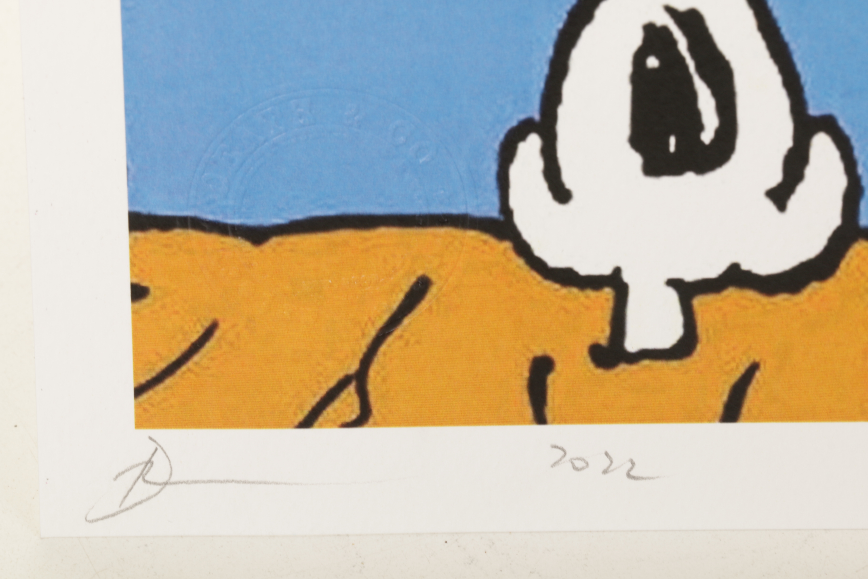 Death NYC Pop Art Graphic Print Homage to Van Gogh and Peanuts, 2022