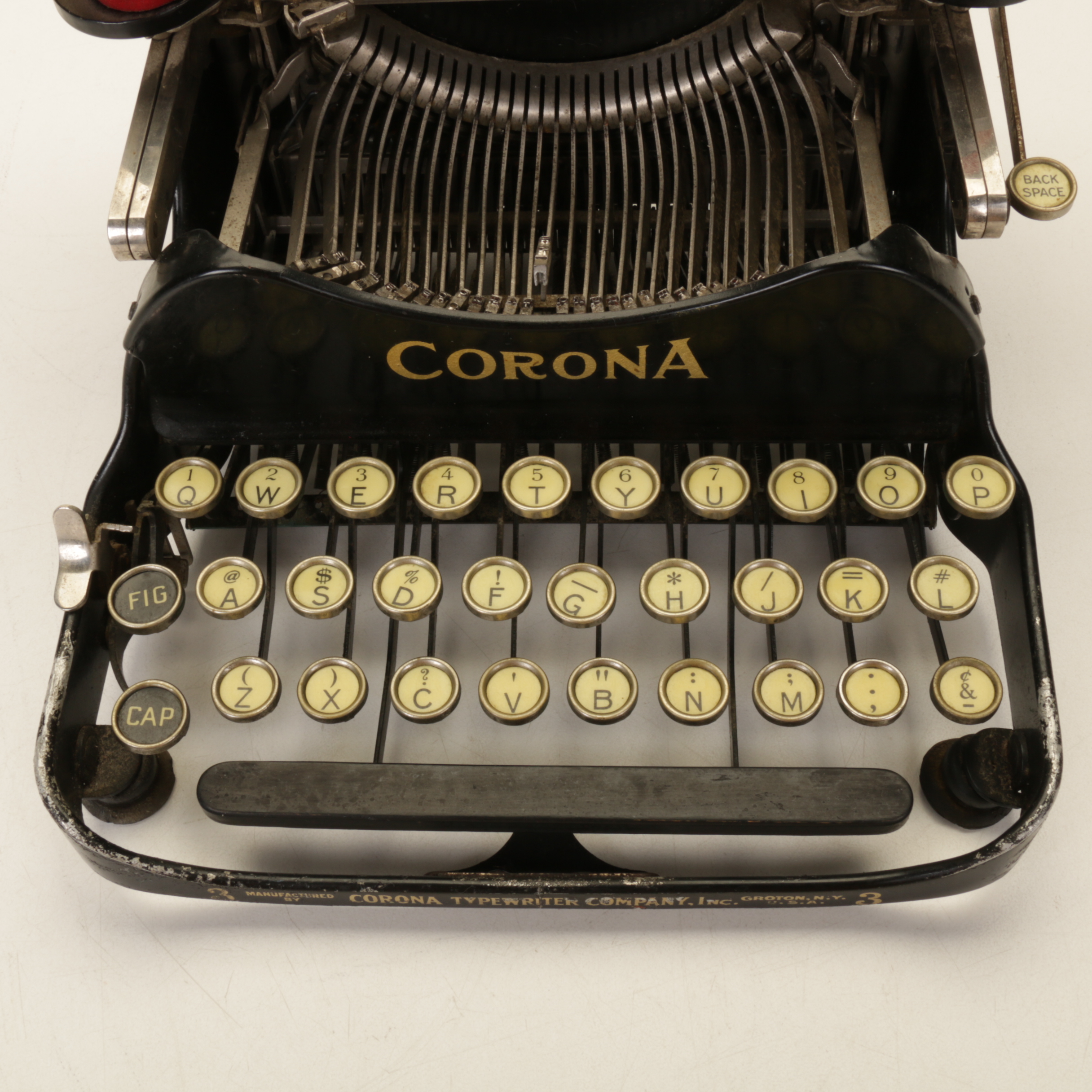 Corona Model 3 Folding Typewriter, Early 20th Century