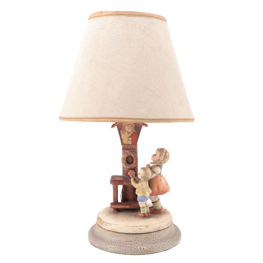 Hummel "Adoration" Ceramic Figurine Lamp