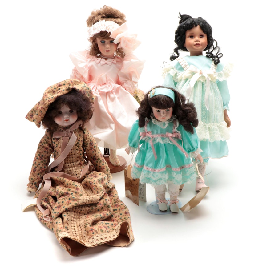 Seymour Mann "Gloria" and Other Porcelain Dolls