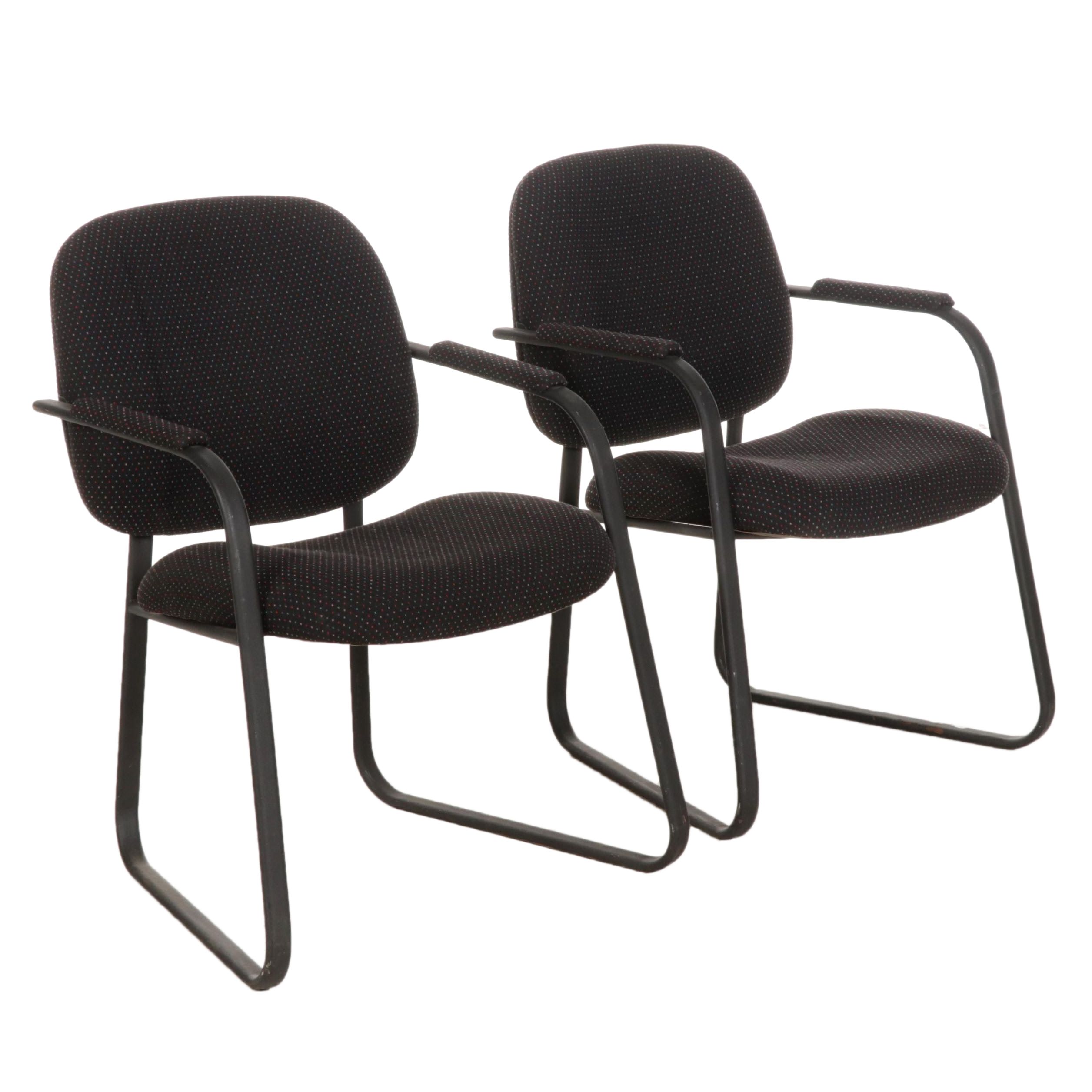 Pair of Superior Chaircraft Modernist Style Office Chairs, 1990s