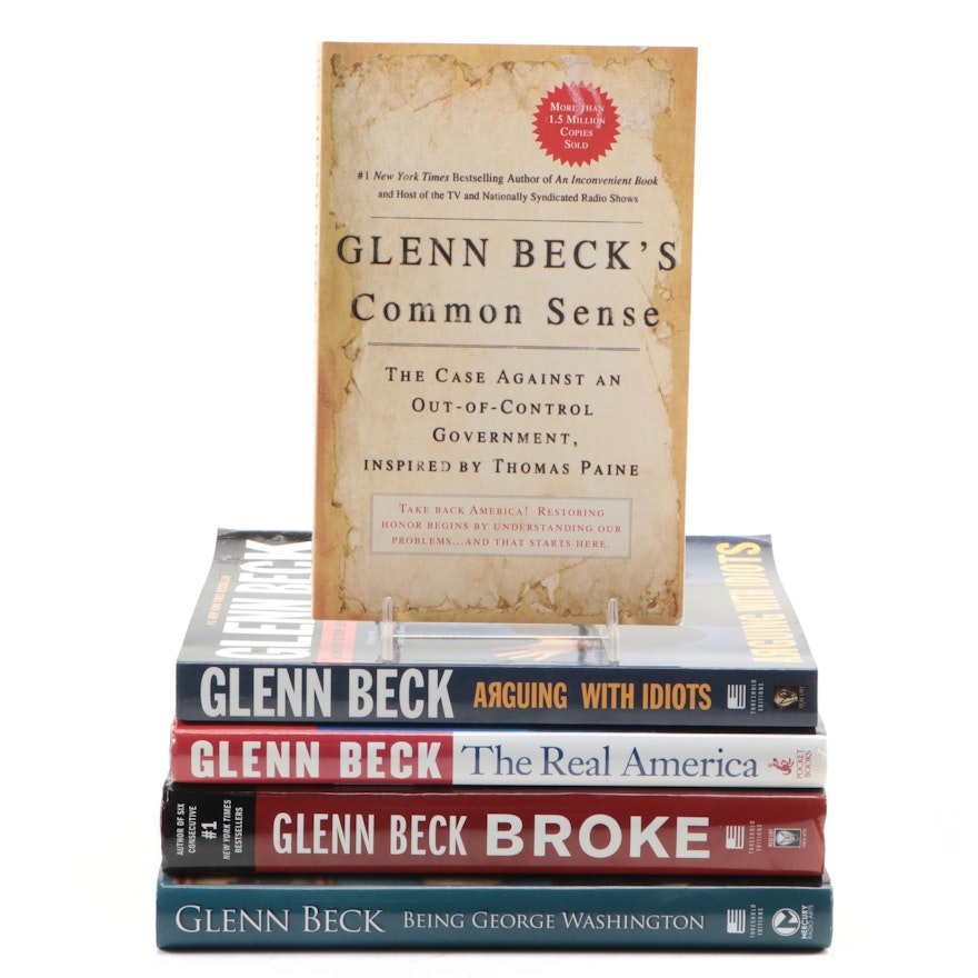 First Edition "Being George Washington" and More Books by Glenn Beck