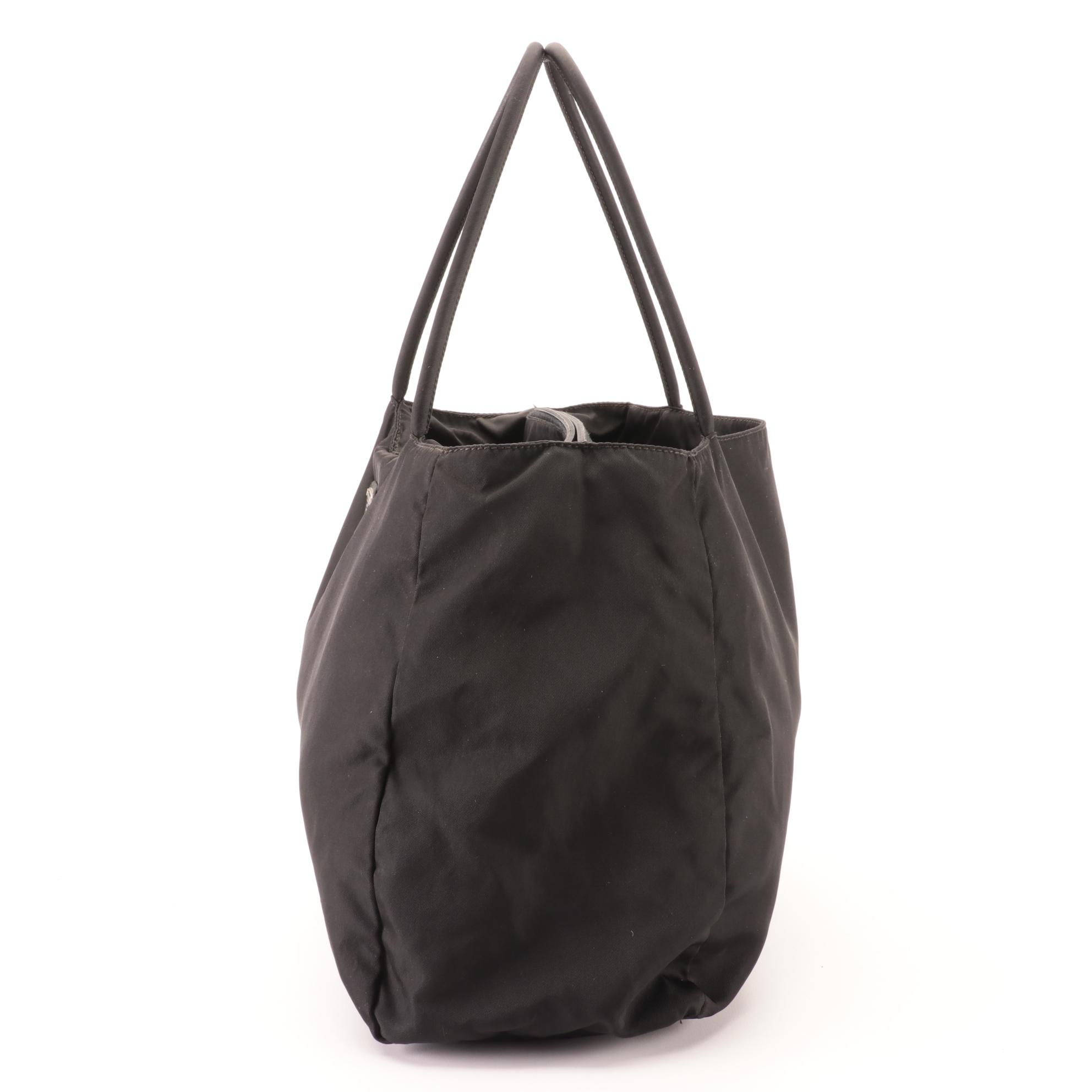 Prada Tote Bag in Black Tessuto Nylon