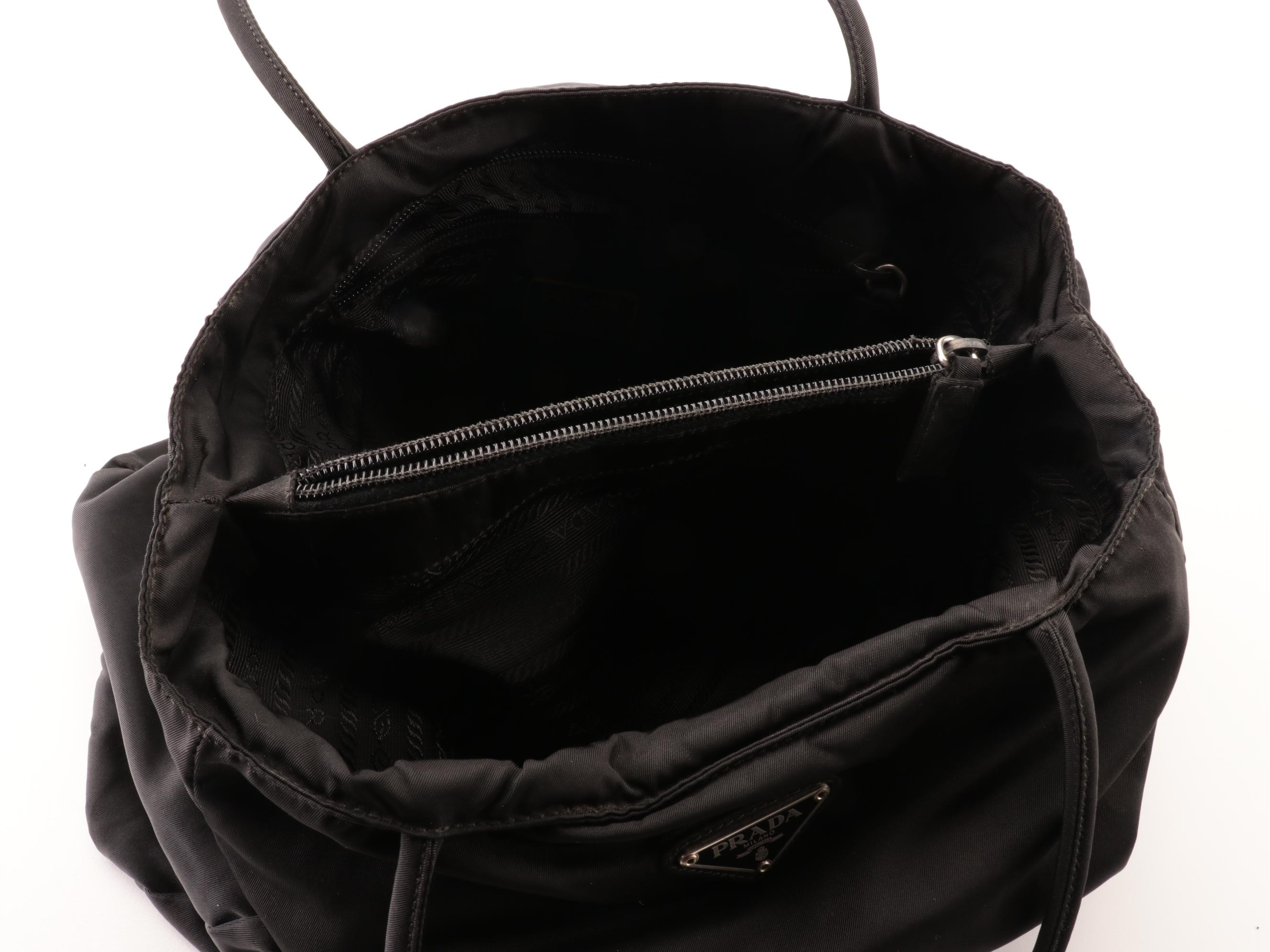 Prada Tote Bag in Black Tessuto Nylon
