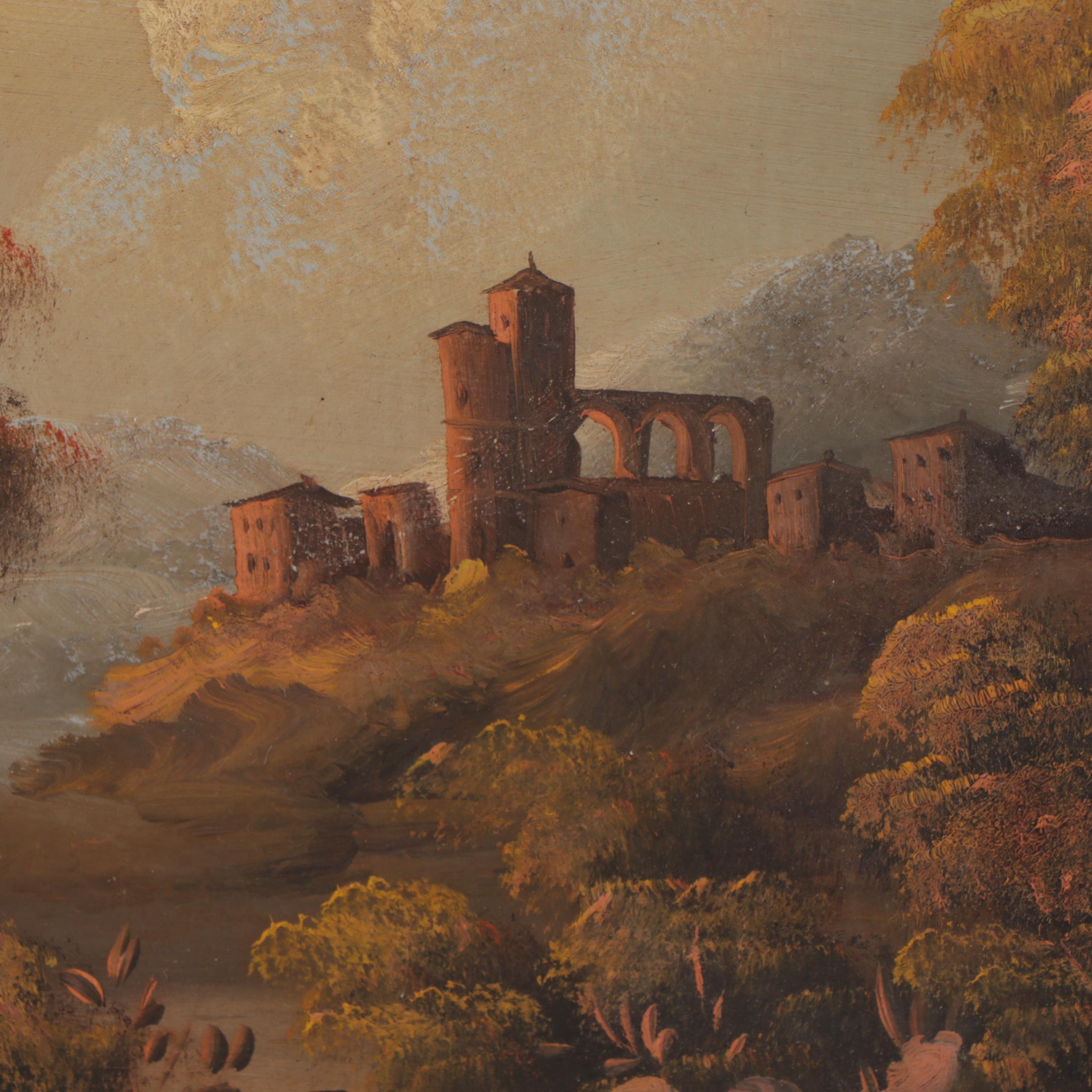 Landscape Oil Painting, Early 20th Century