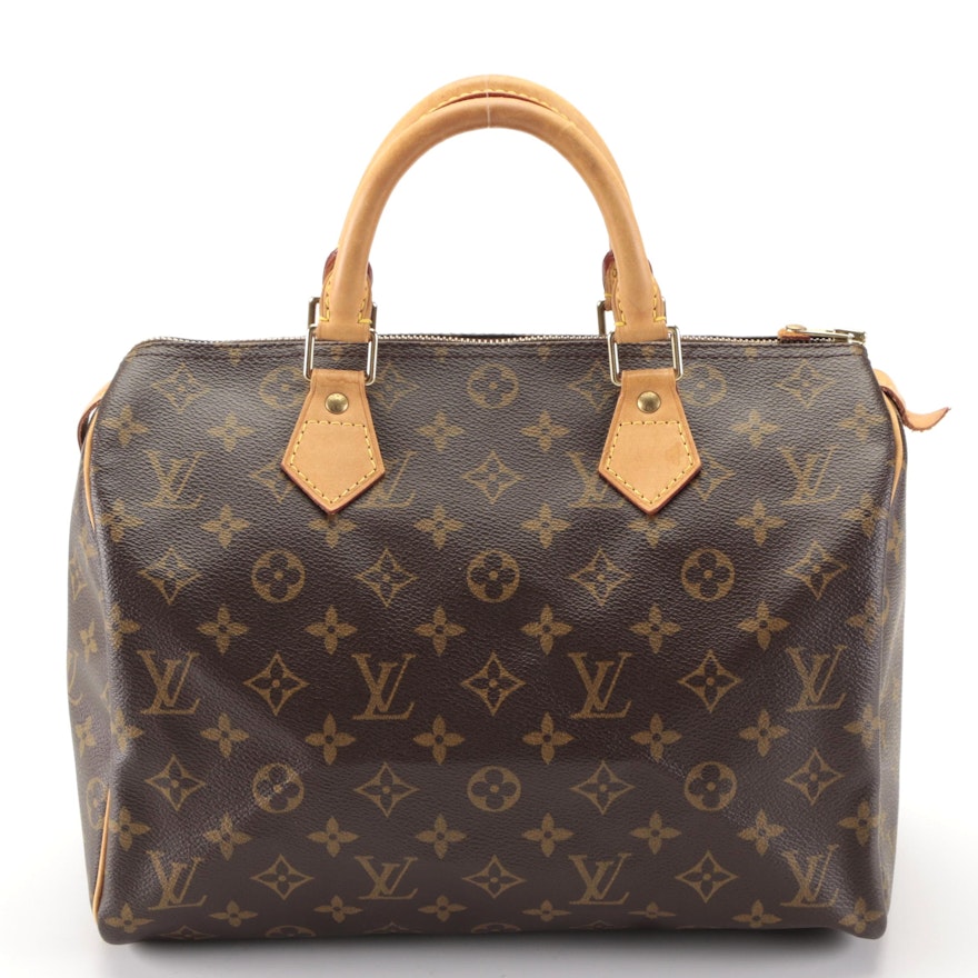 Louis Vuitton Speedy 30 in Monogram Canvas and Vachetta Leather