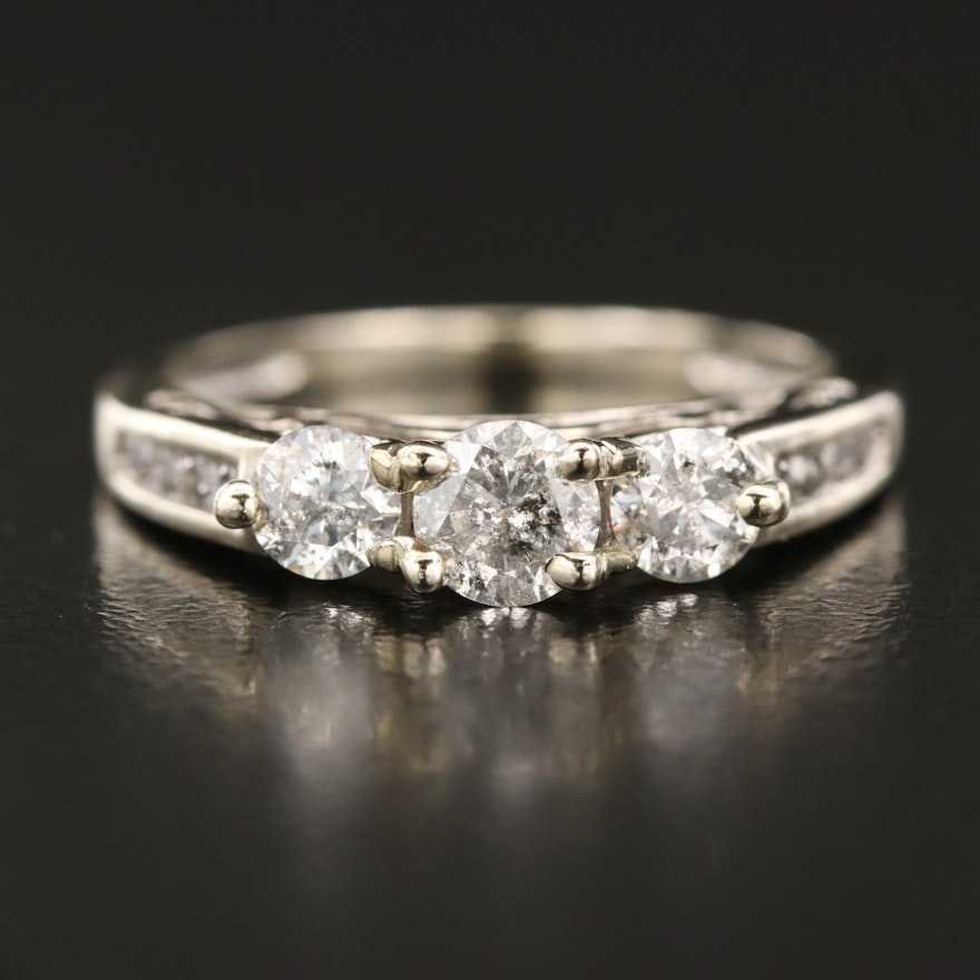 10K 0.65 CTW Diamond Ring