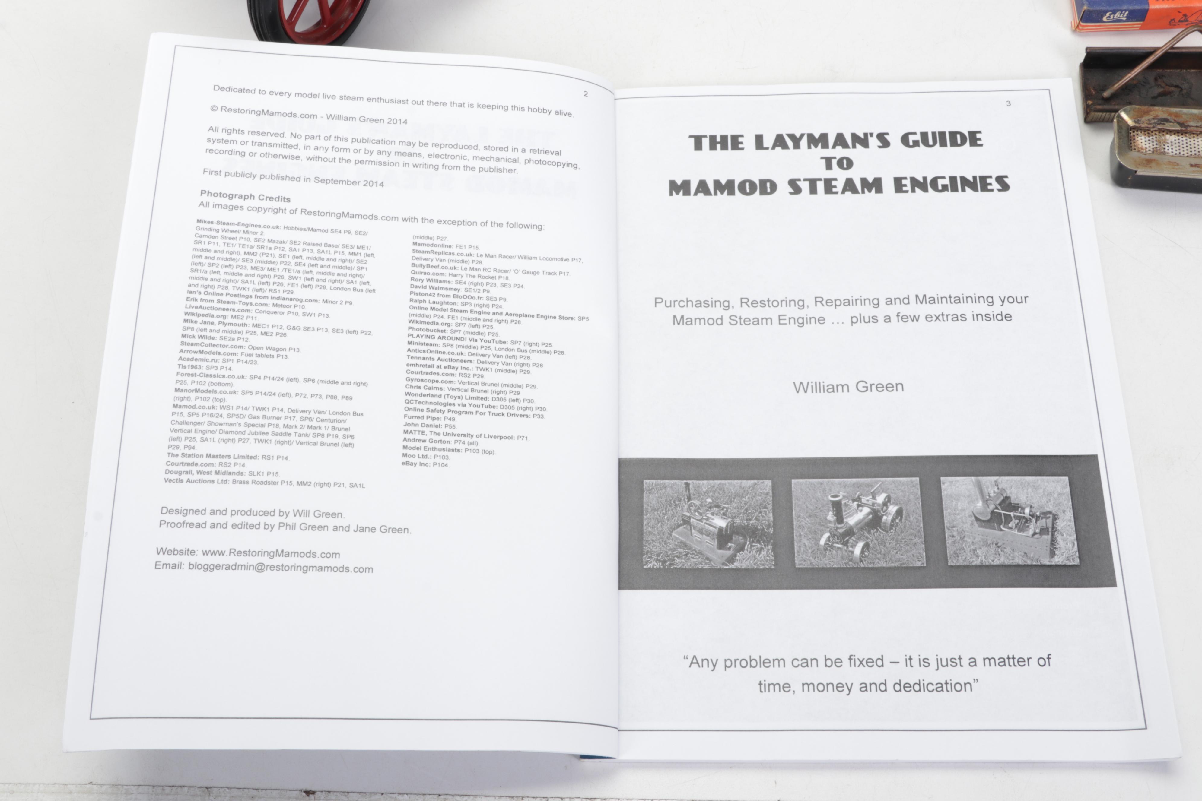 Mamod Live Steam Model Fire Engine and Other Diecast Vehicles