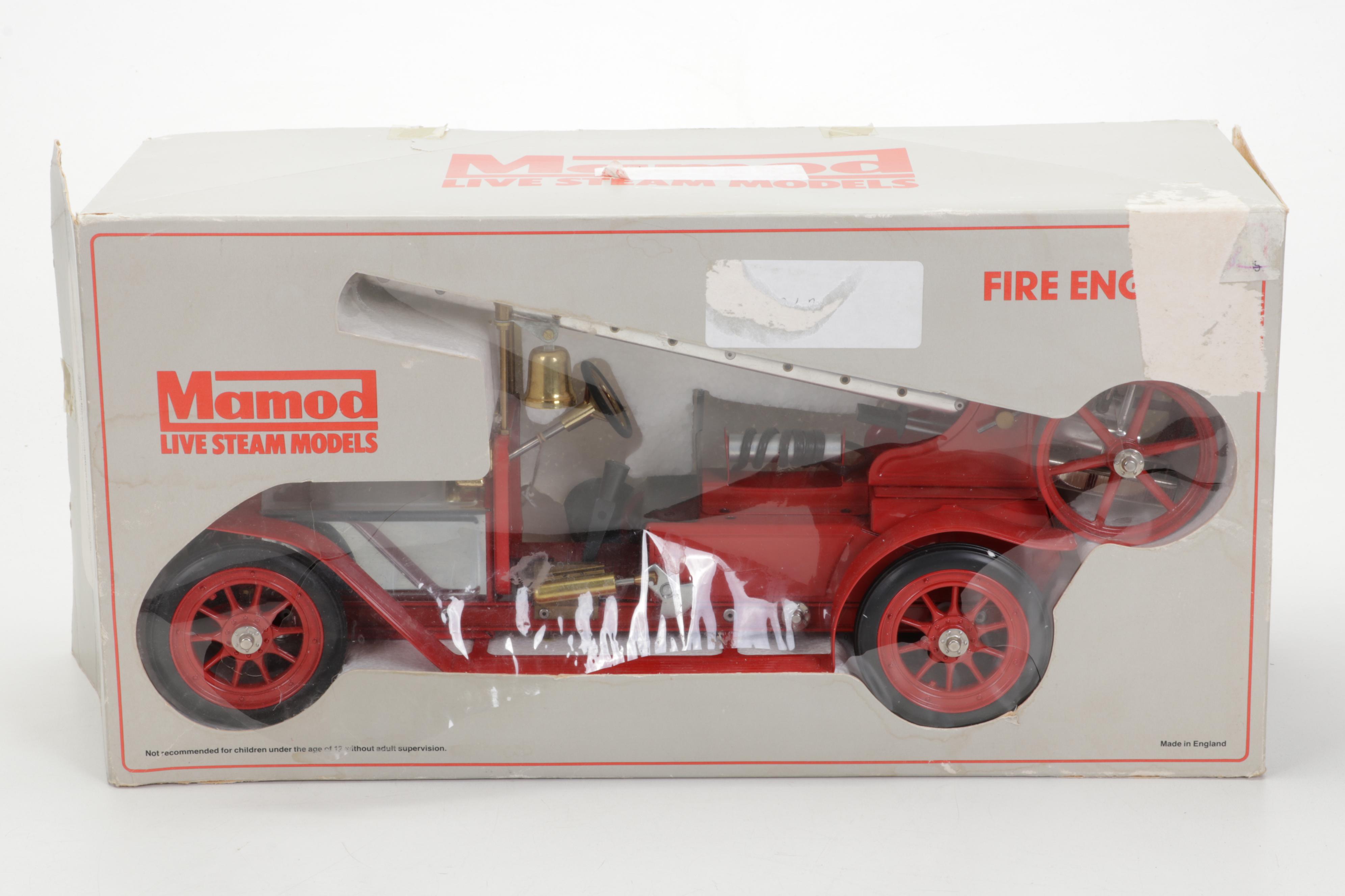 Mamod Live Steam Model Fire Engine and Other Diecast Vehicles