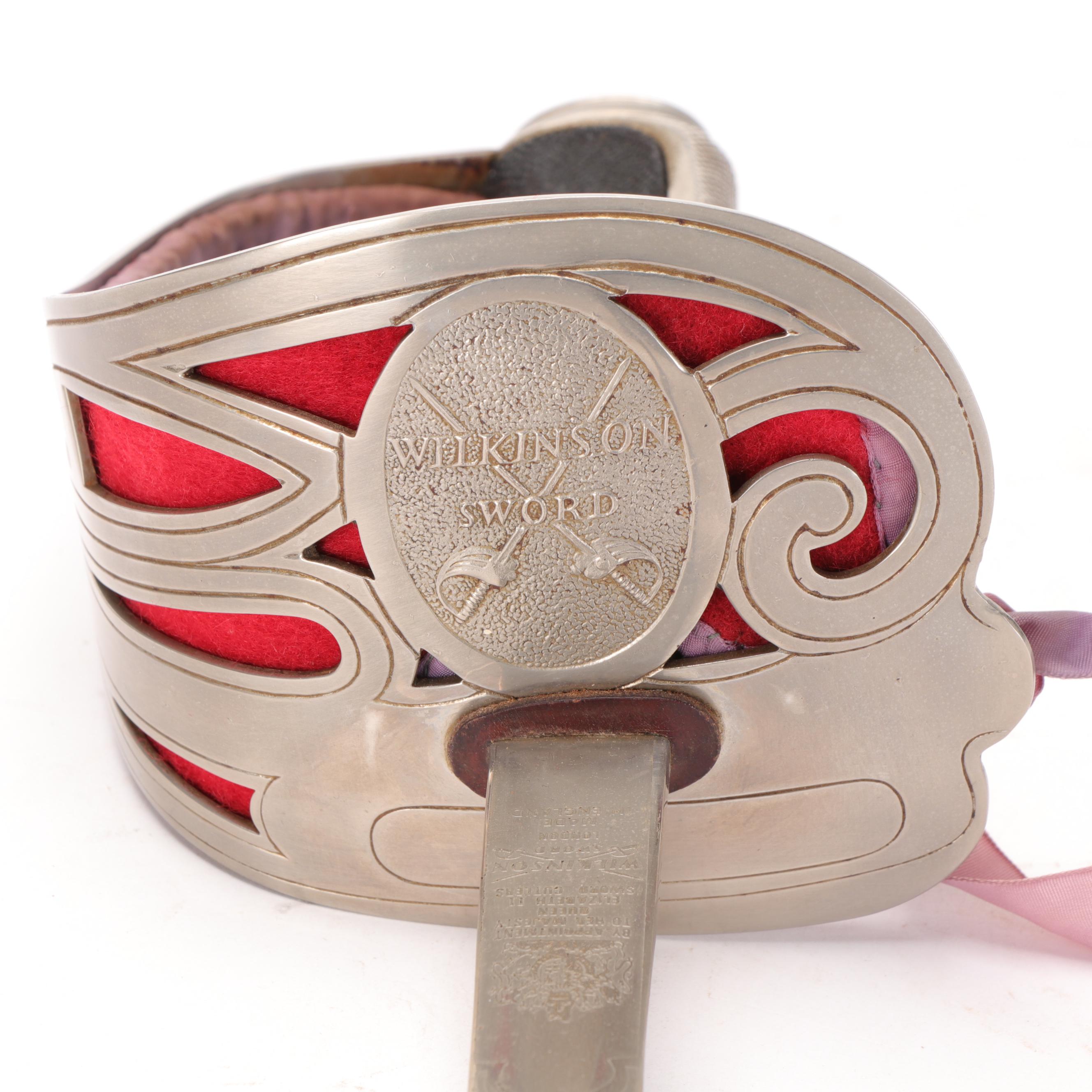 Wilkinson Sword Officer's Ceremonial Saber with Display Mount