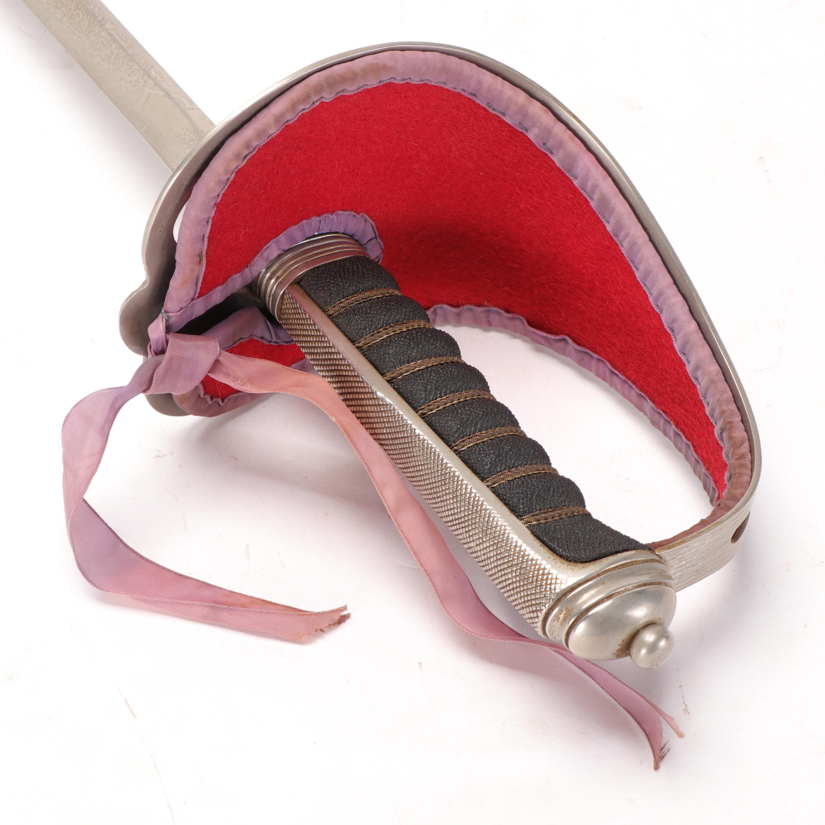 Wilkinson Sword Officer's Ceremonial Saber with Display Mount