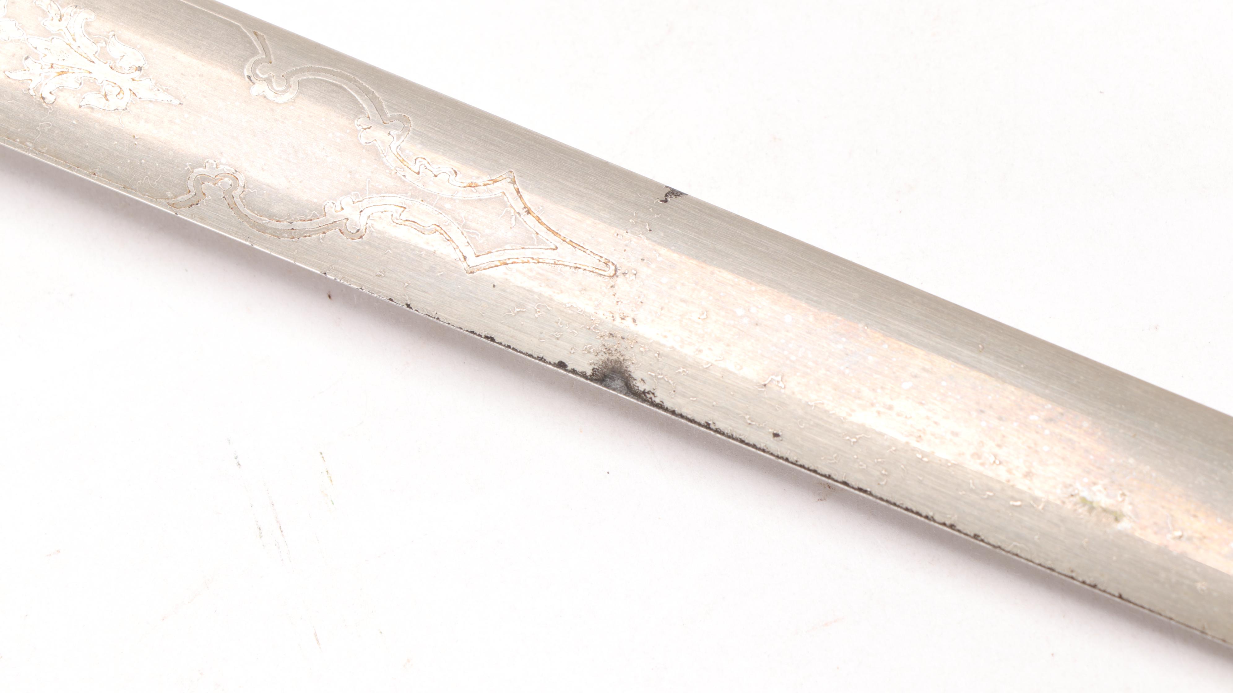 Wilkinson Sword Officer's Ceremonial Saber with Display Mount