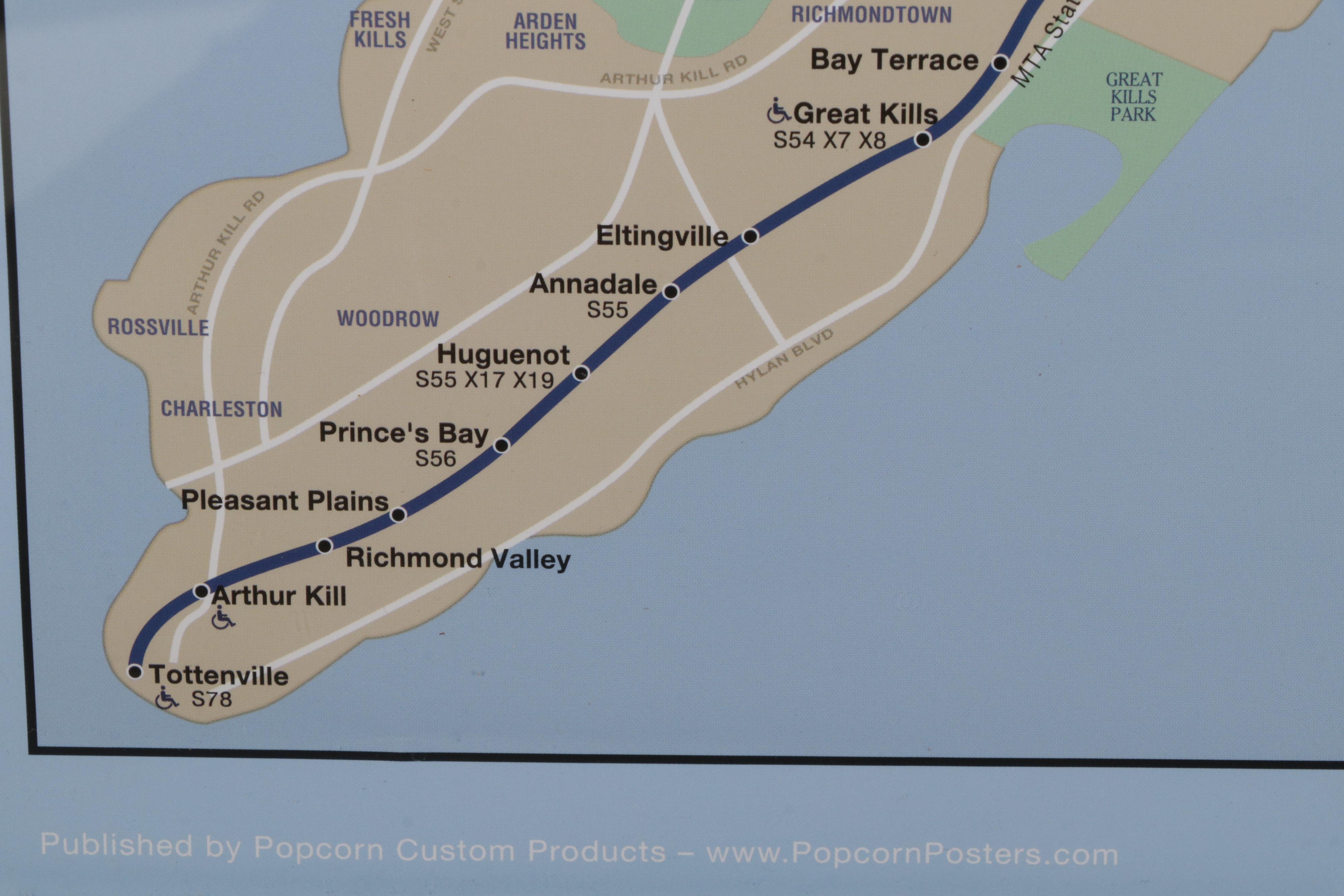 MTA Offset Lithograph Transit Map "New York City Subway," 2018