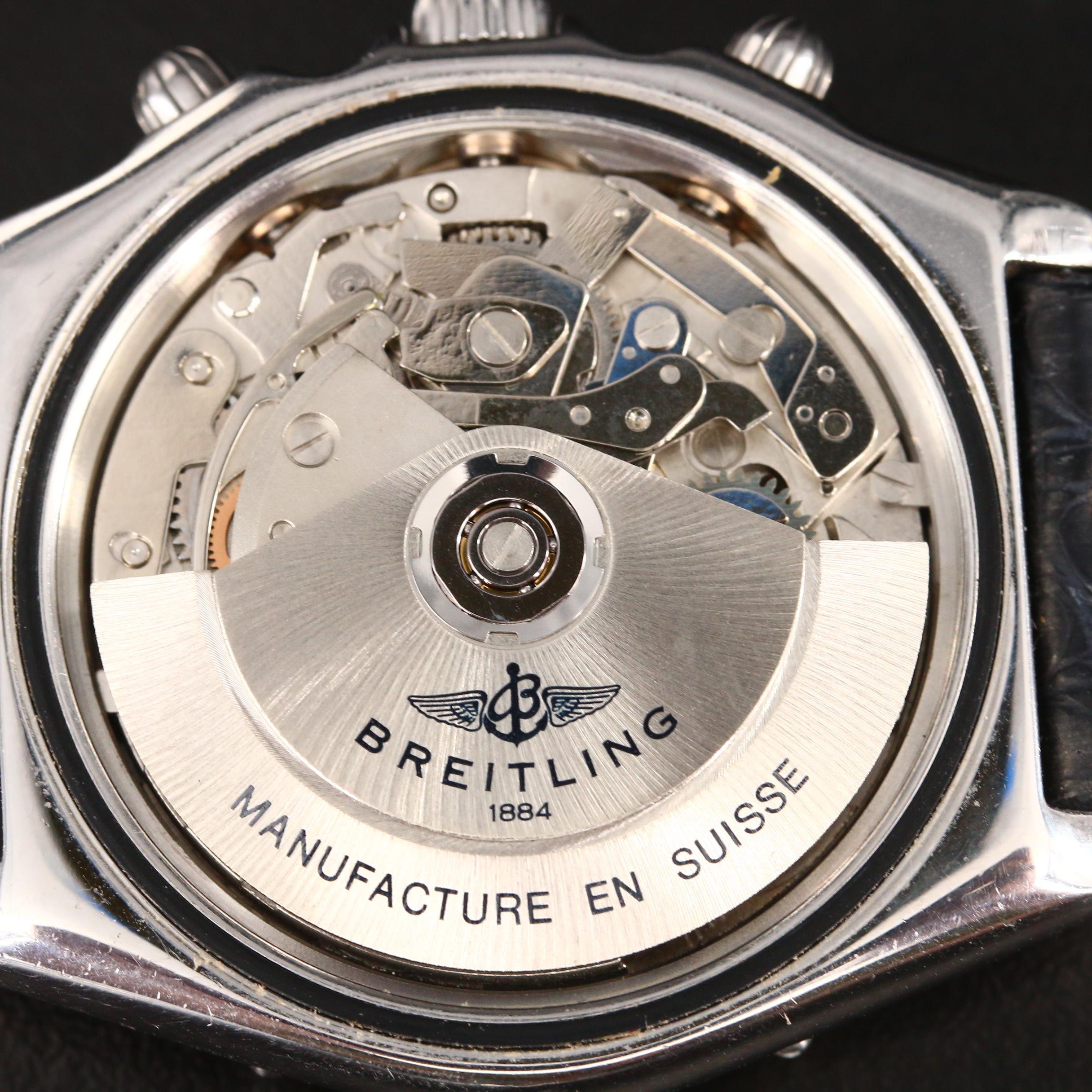 18K and Stainless Steel Breitling Chronomat Chronograph Watch