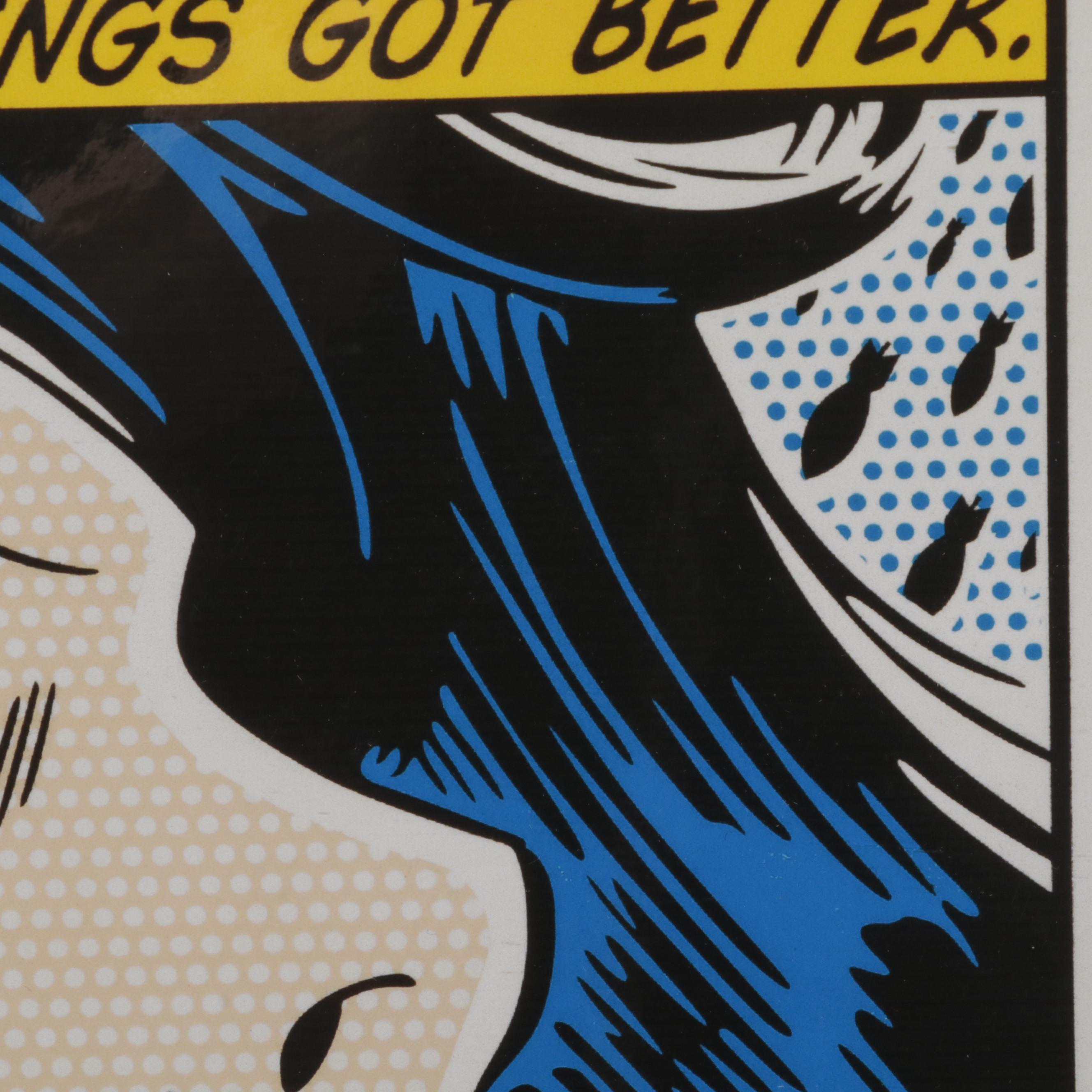 Denial Pop Art Giclée "...And Then Things Got Better," 21st Century