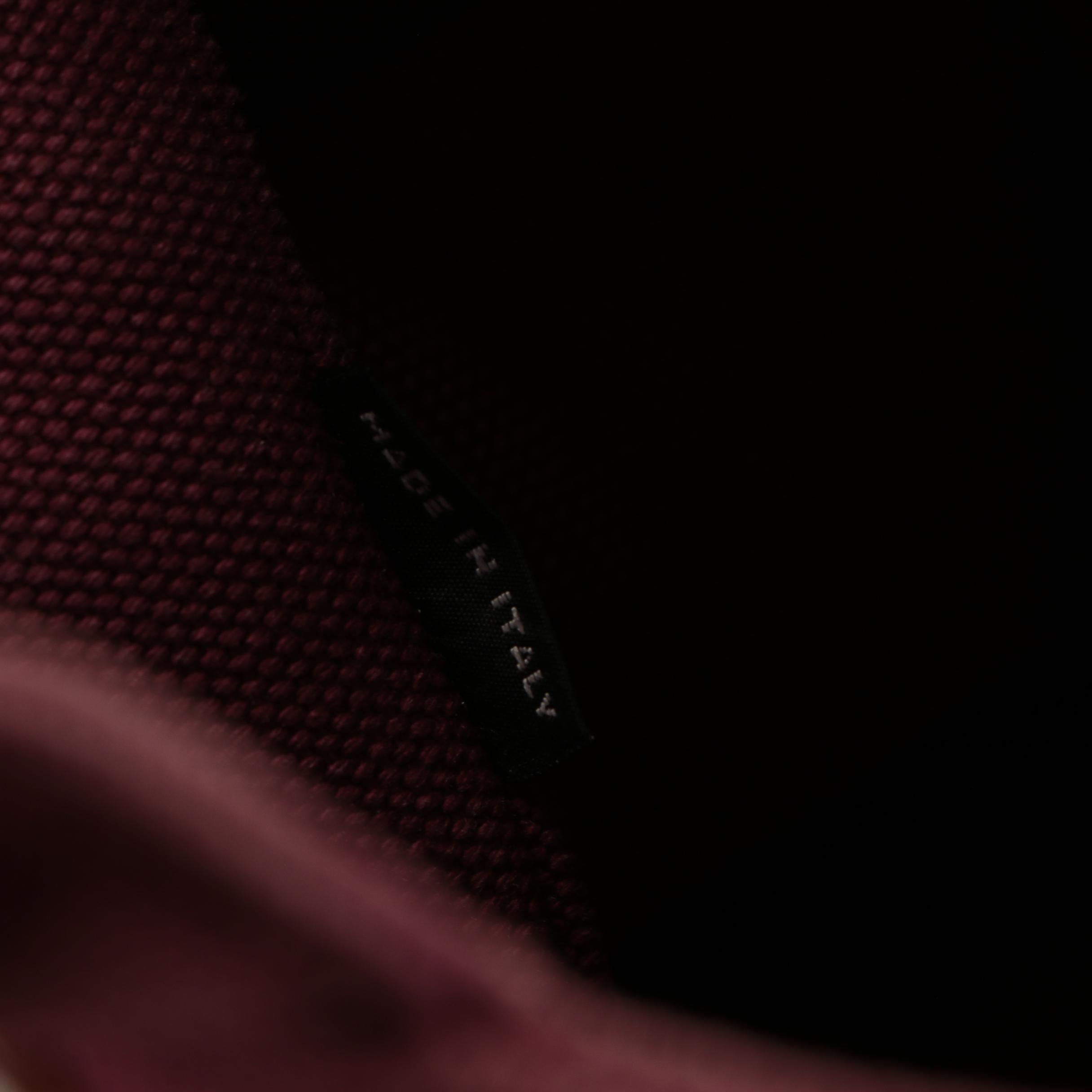 Prada Canapa Two-Way Tote in Embellished Amaranto Canvas