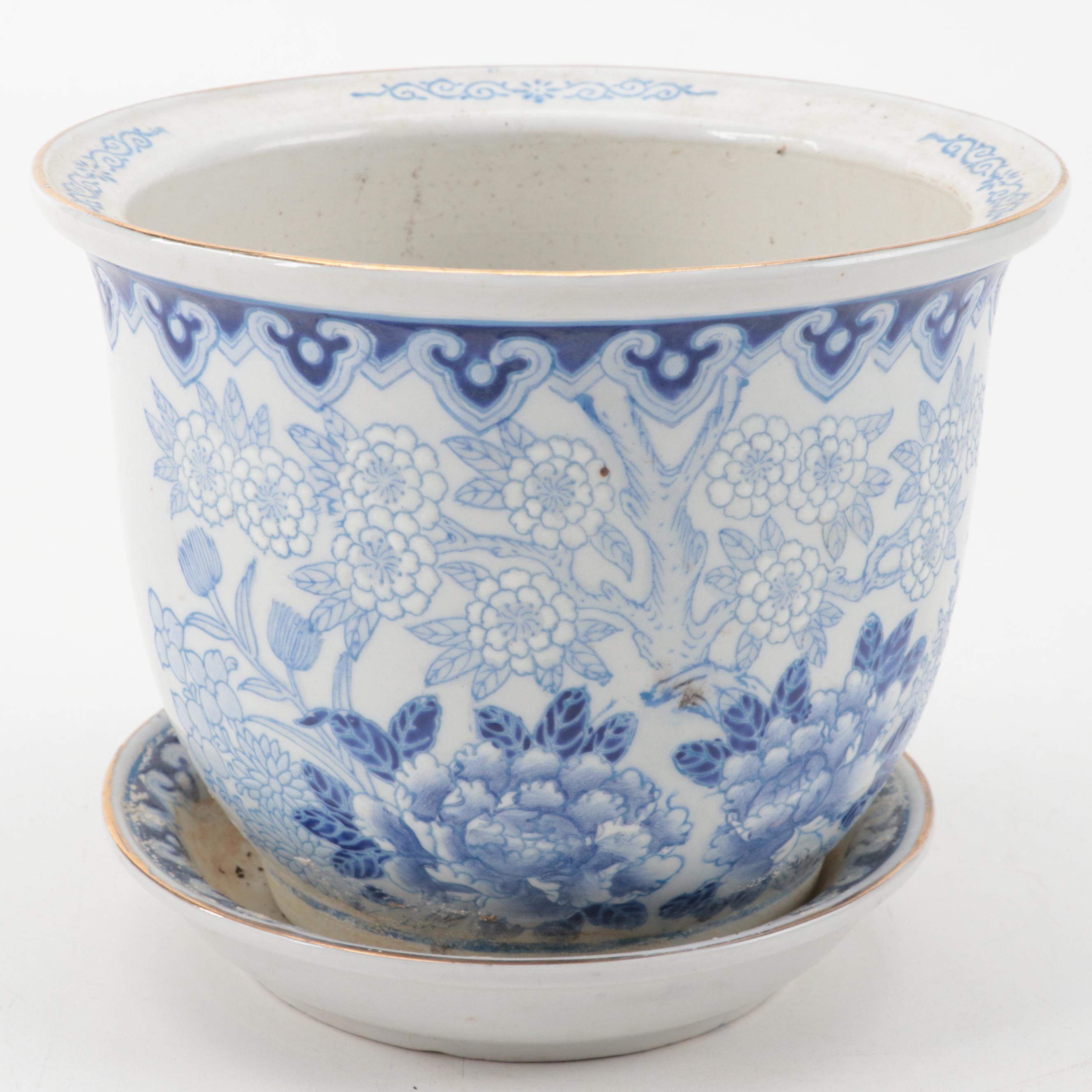 Chinese Blue and White Porcelain Planters
