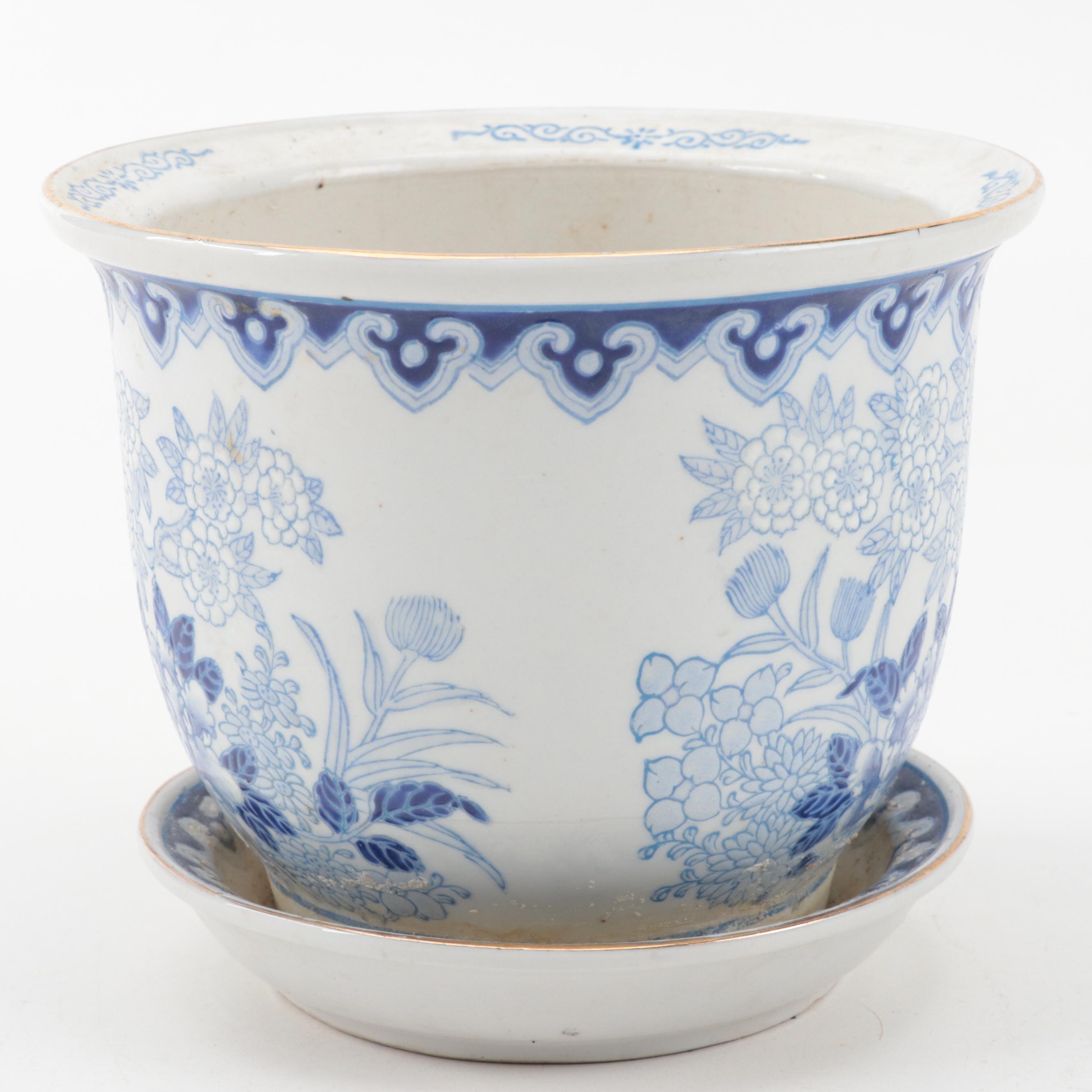 Chinese Blue and White Porcelain Planters