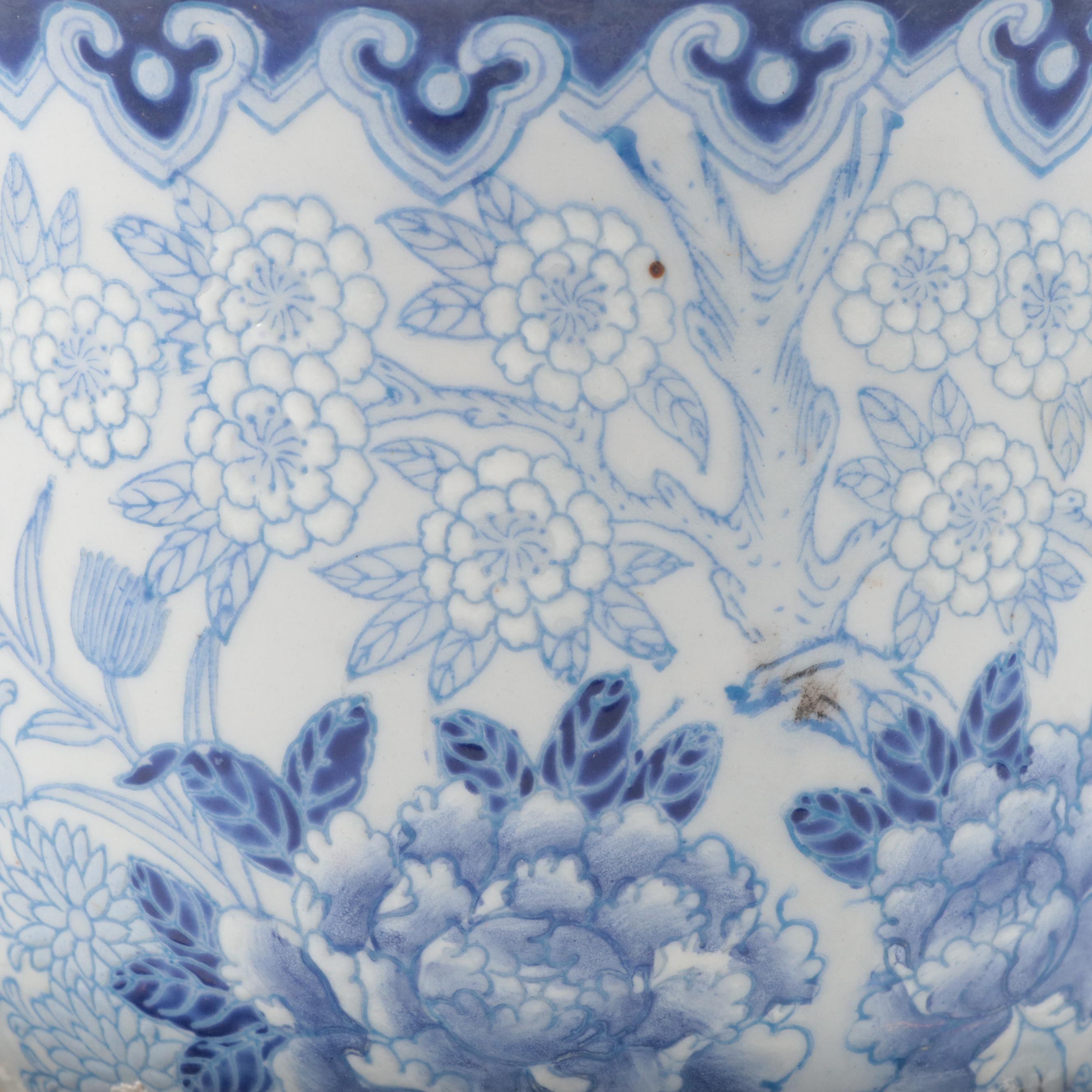 Chinese Blue and White Porcelain Planters