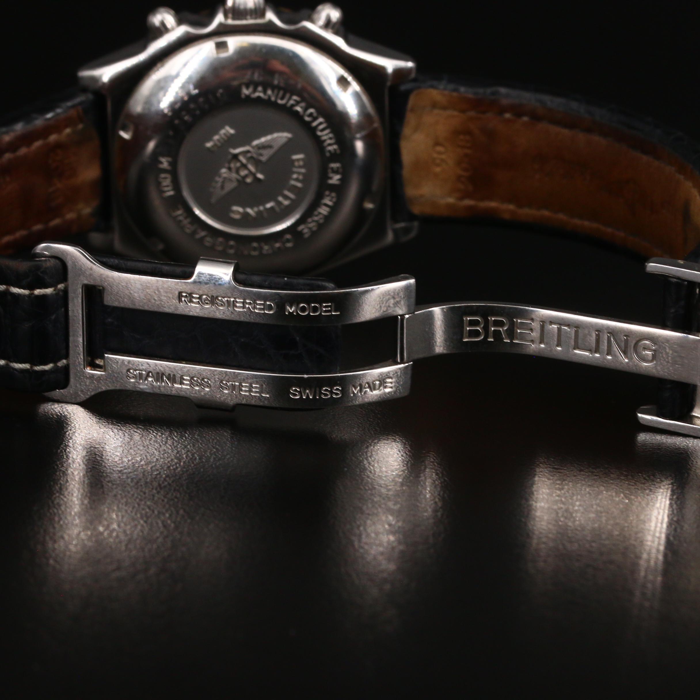 18K and Stainless Steel Breitling Chronomat Chronograph Watch