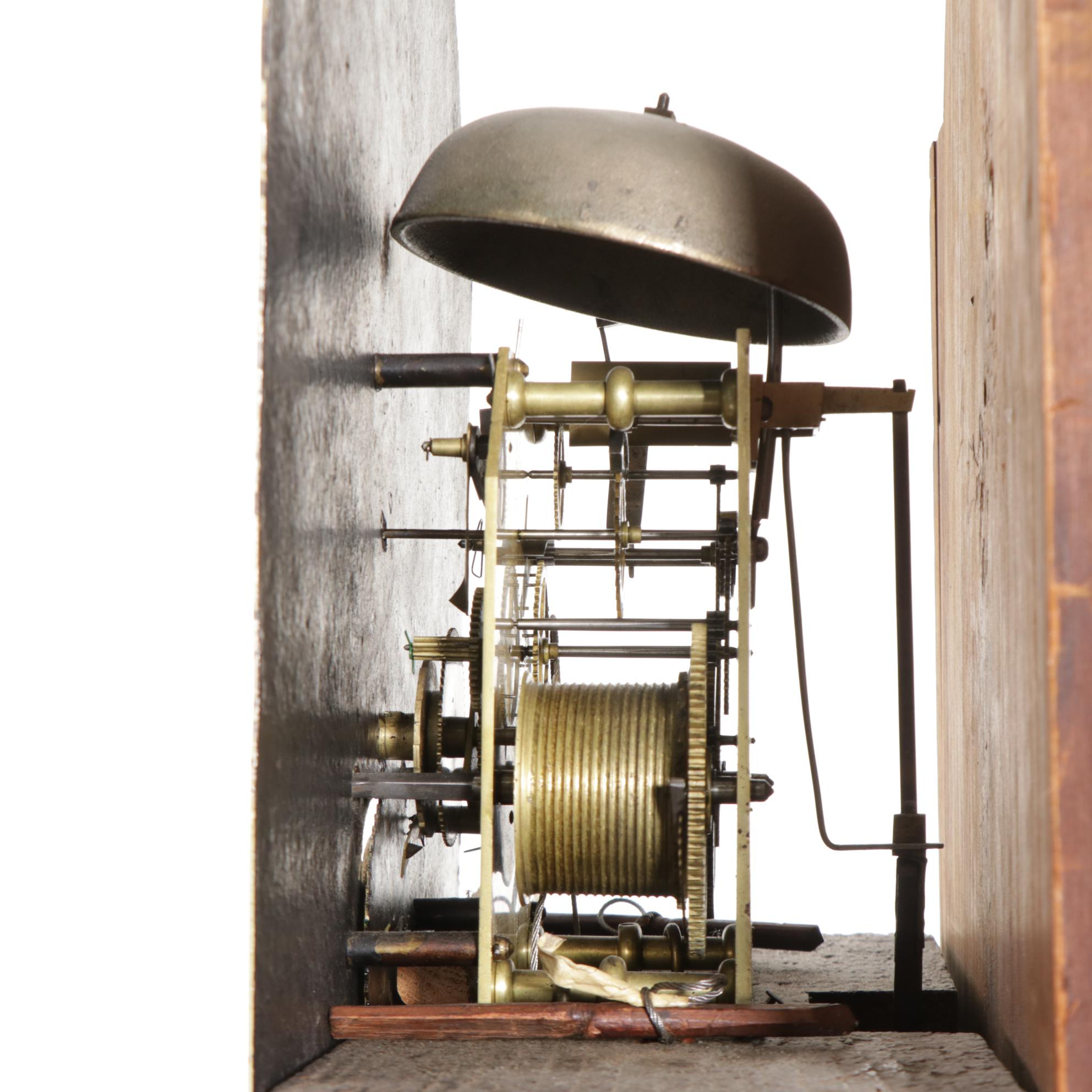 James Perrigo, Jr. Carved Cherry Tall Case Clock, Late 18th/ Early 19th Century